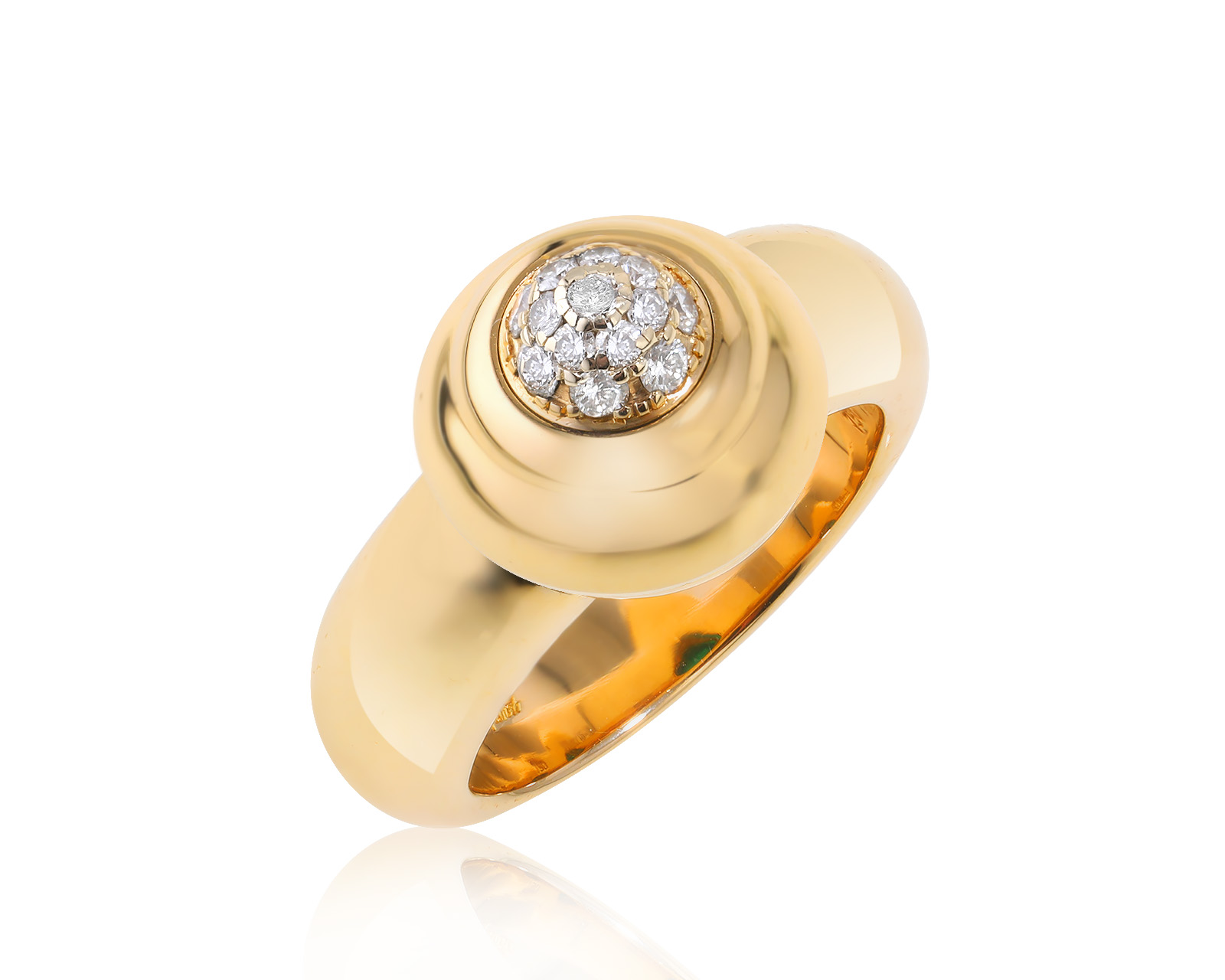Оригинальное золотое кольцо Chopard