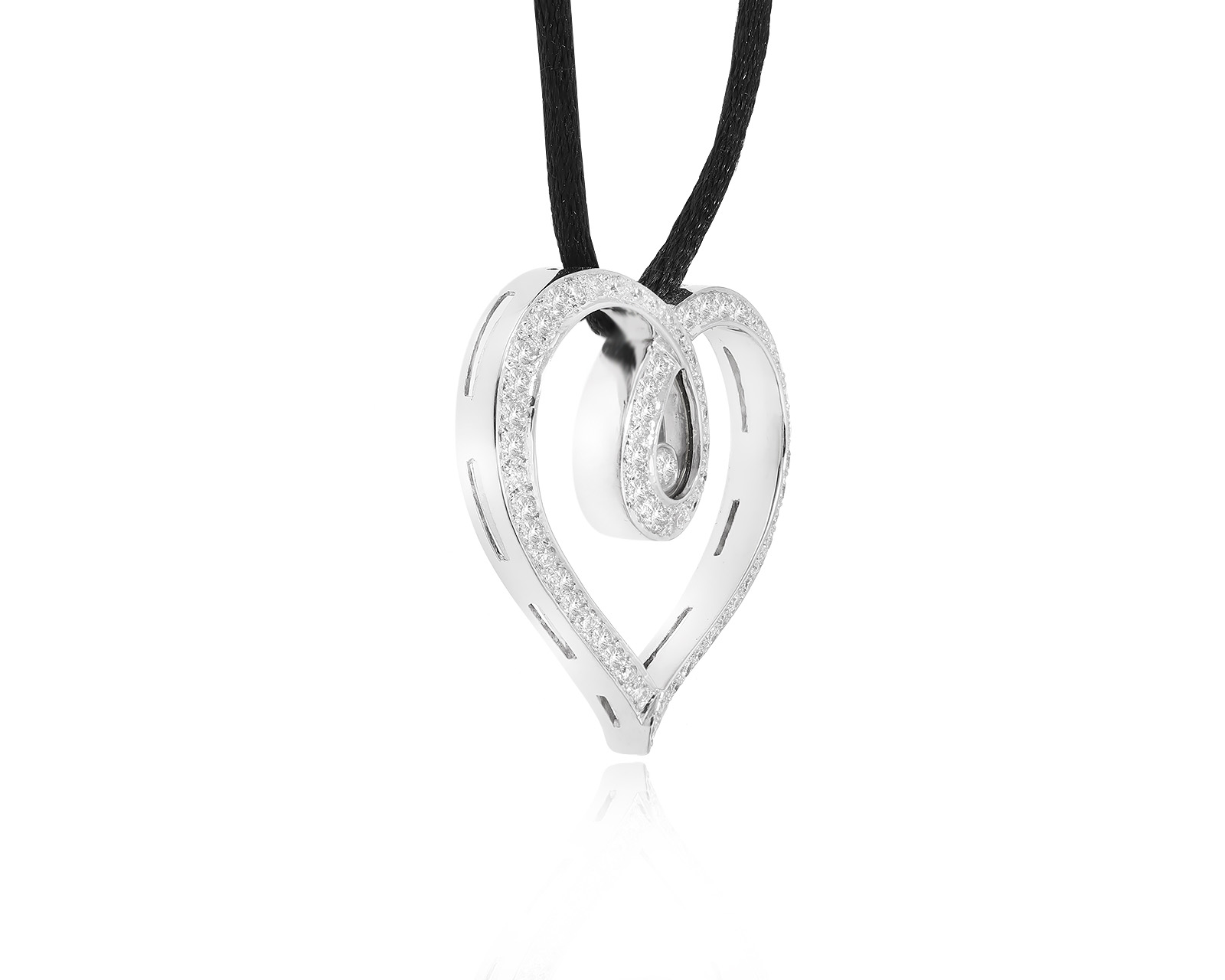 Золотой кулон с бриллиантами 1.38ct