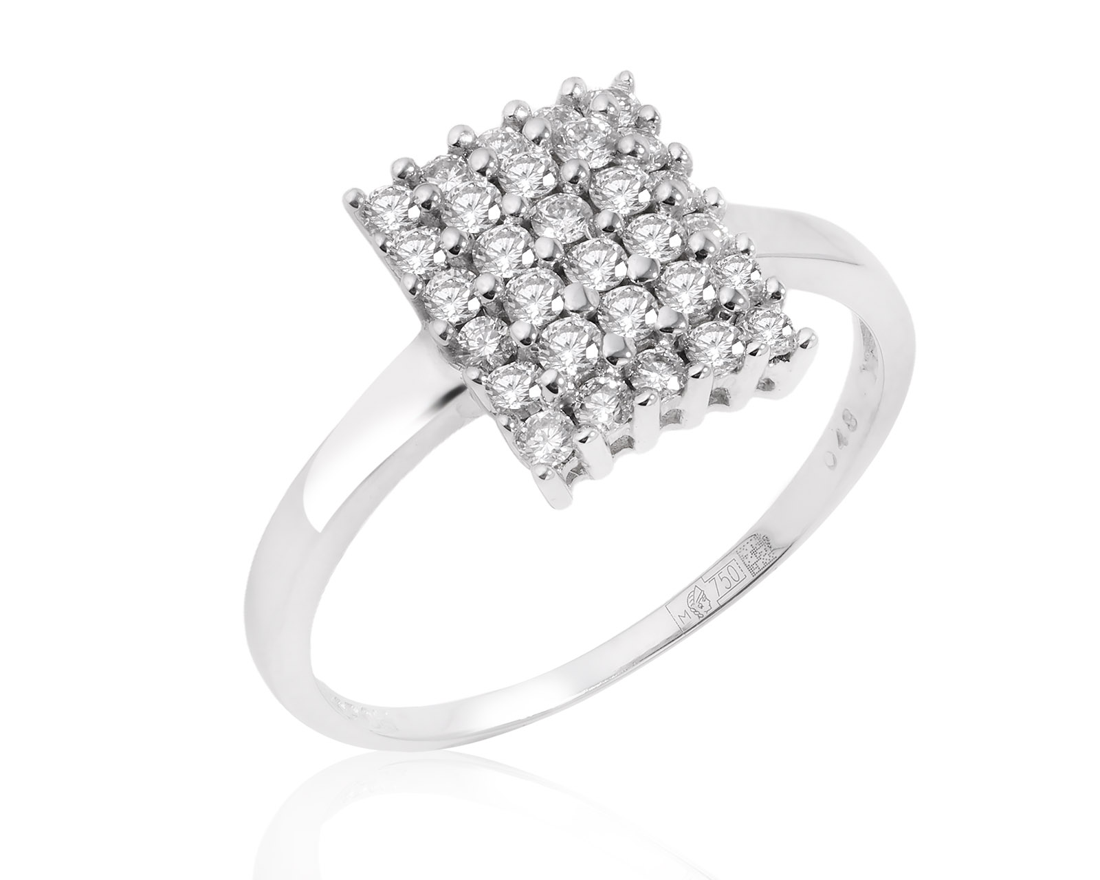 Оригинальное золотое кольцо с бриллиантами 0.48ct Choron Diamond 241224/1