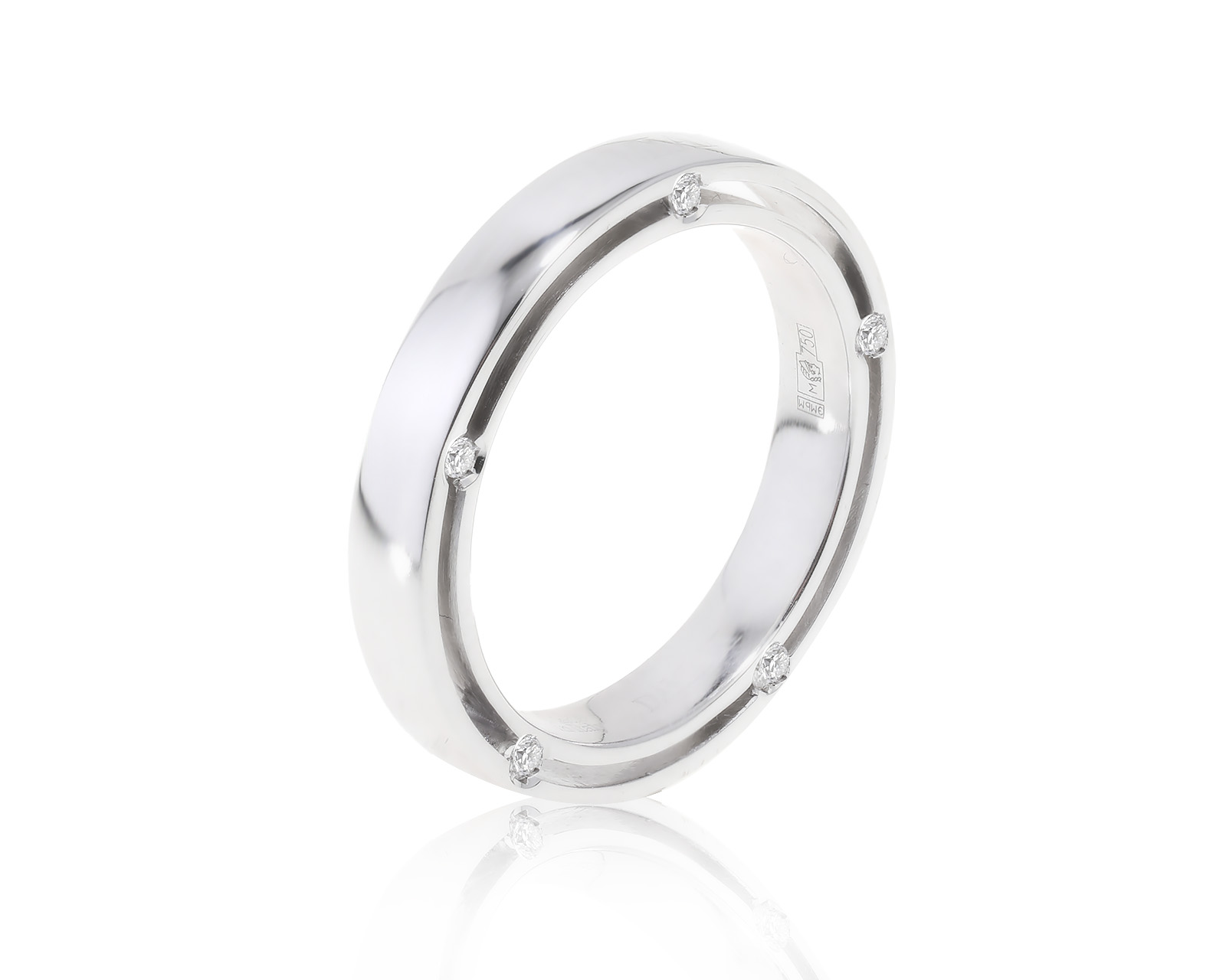 Оригинальное золотое кольцо Damiani D.Side