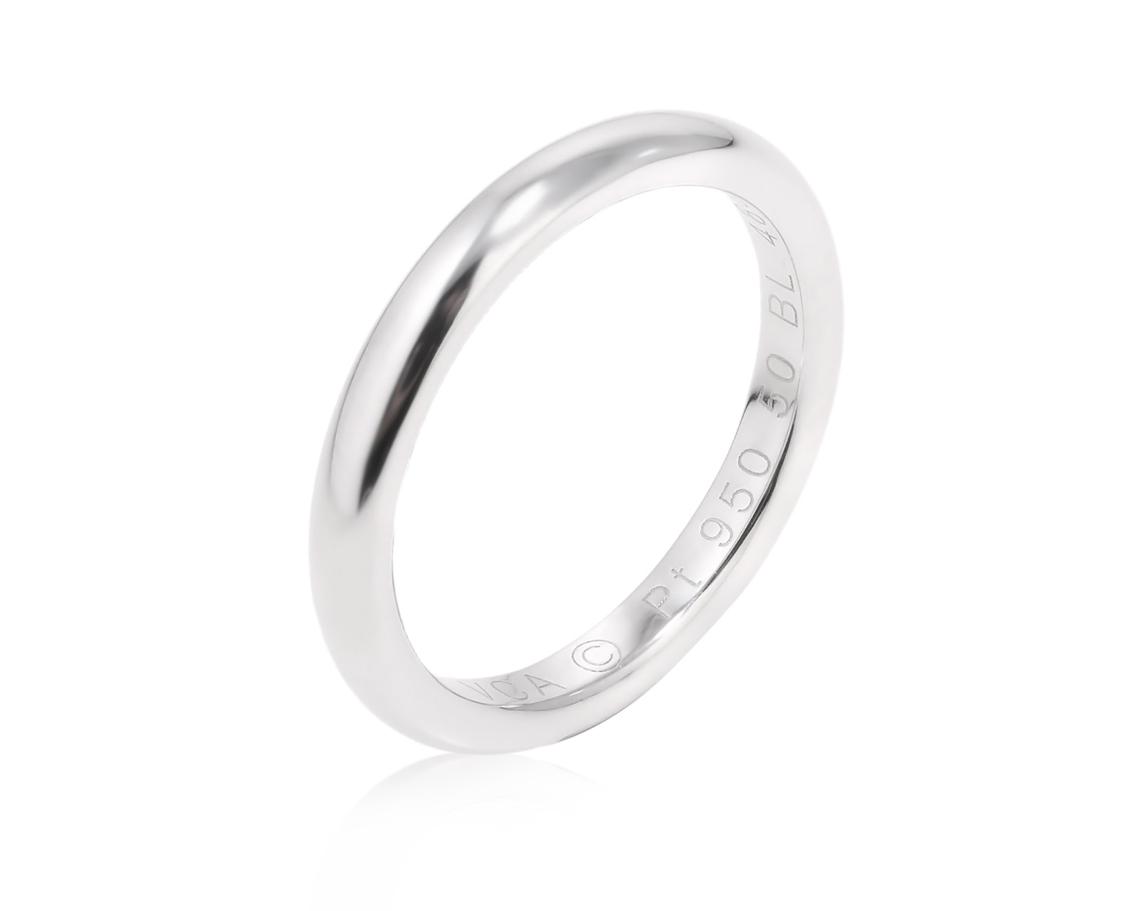 Оригинальное платиновое кольцо Van Cleef and Arpels 050925/6
