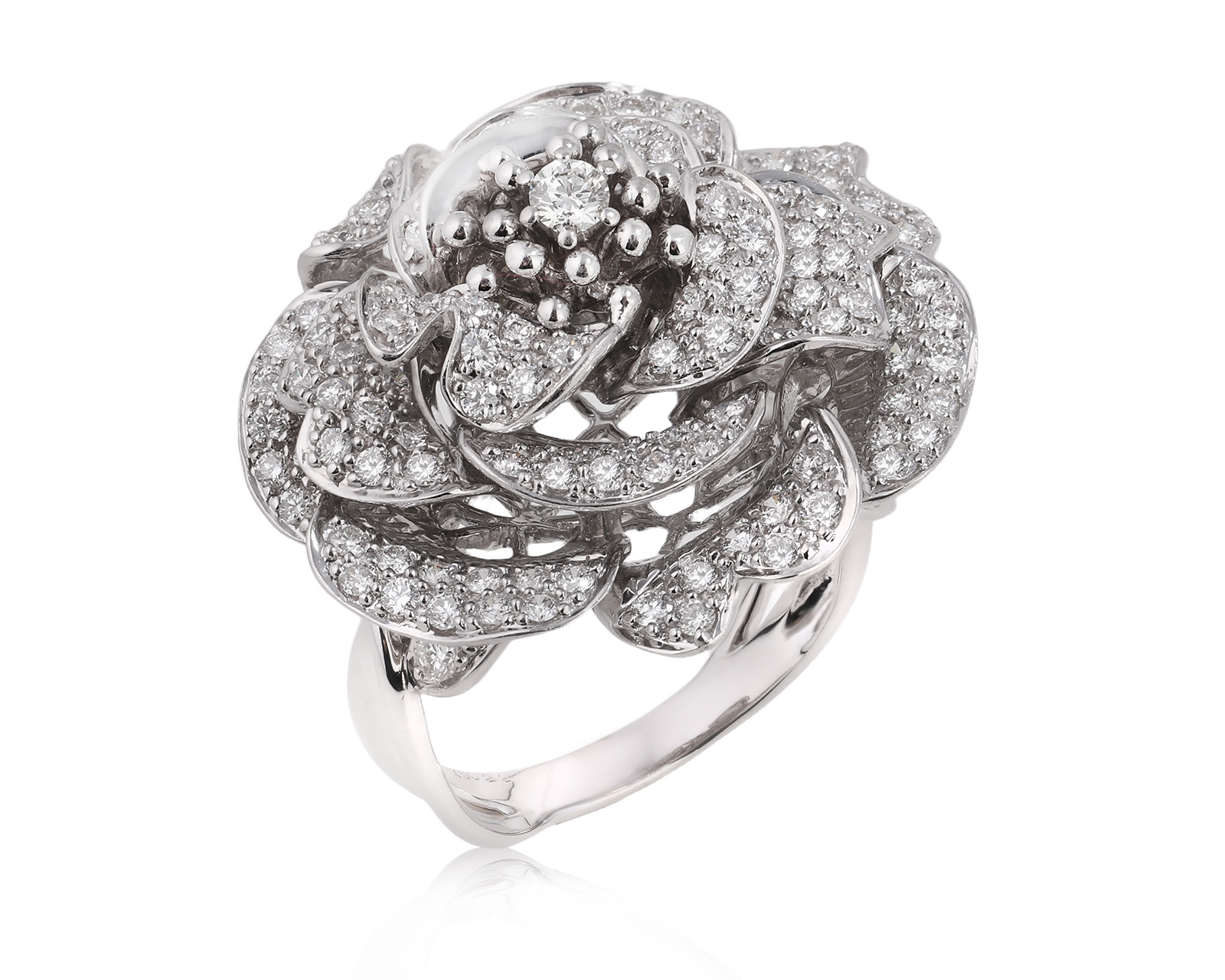 Золотое кольцо с бриллиантами 2.39ct 301025/11