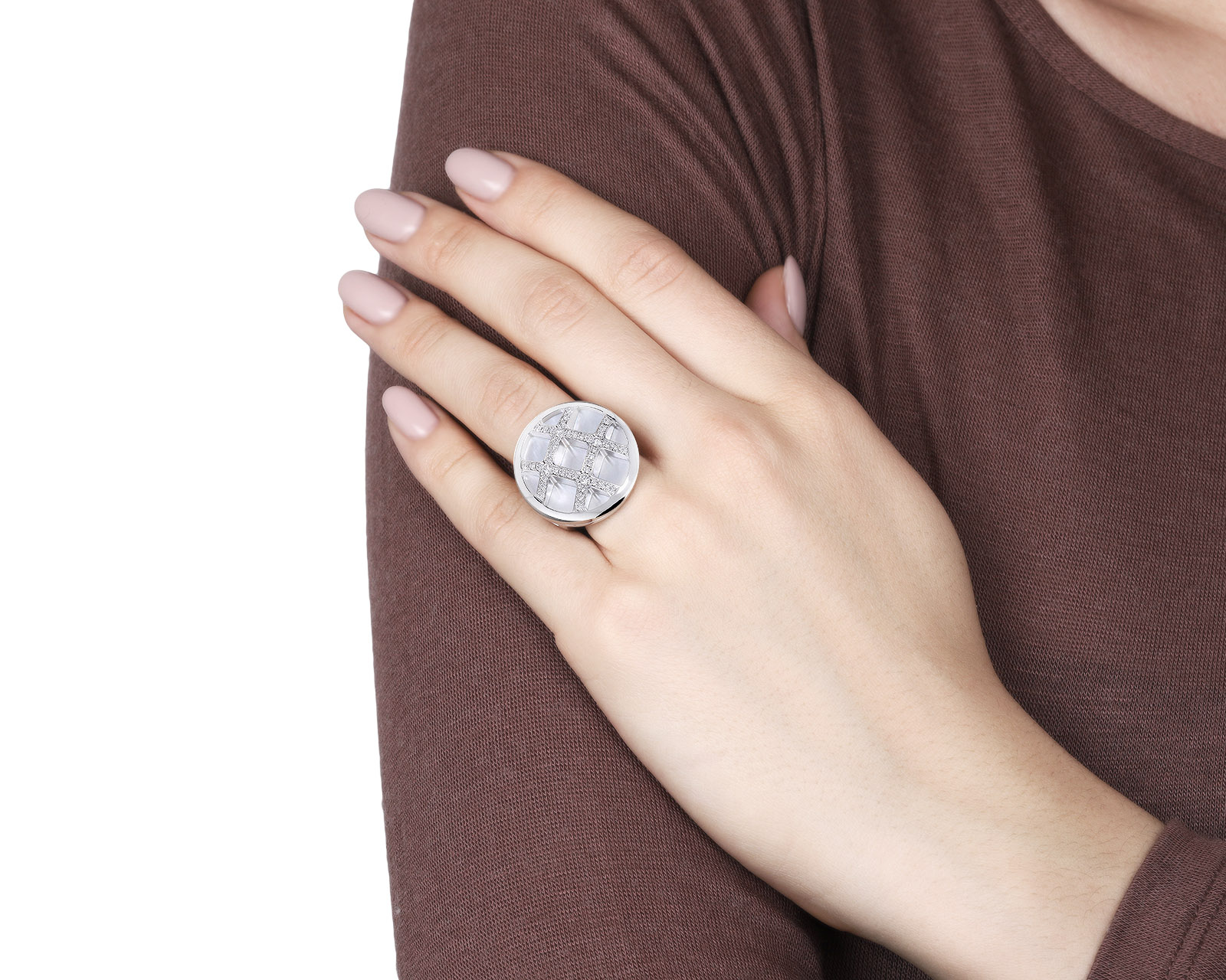 Оригинальное золотое кольцо с бриллиантами 0.40ct Cartier Pasha