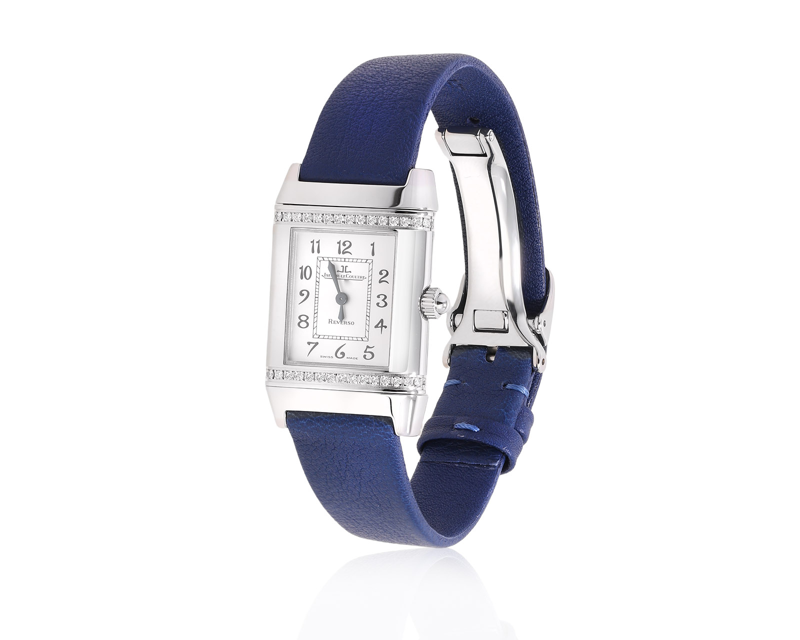 Оригинальные стальные часы Jaeger-LeCoultre Reverso Classic Small Duetto 271125/2