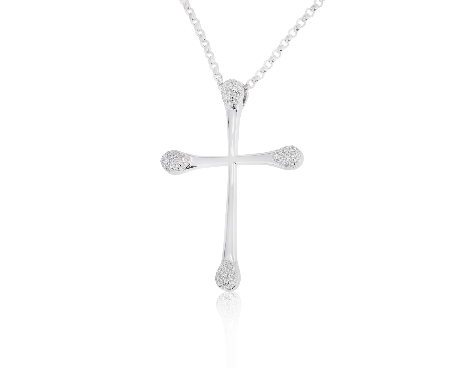 Оригинальный золотой кулон с бриллиантами 0.53ct Zancan