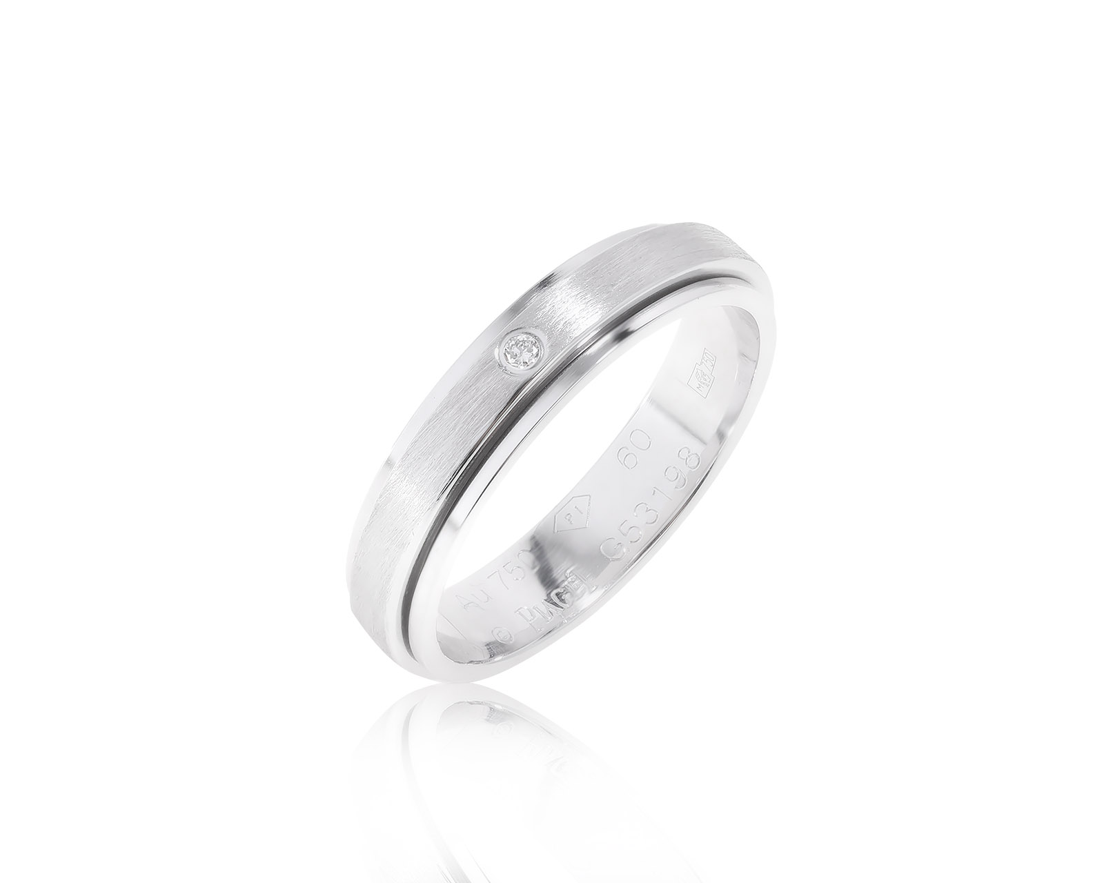 Оригинальное золотое кольцо с бриллиантом 0.01ct Piaget 290622/1