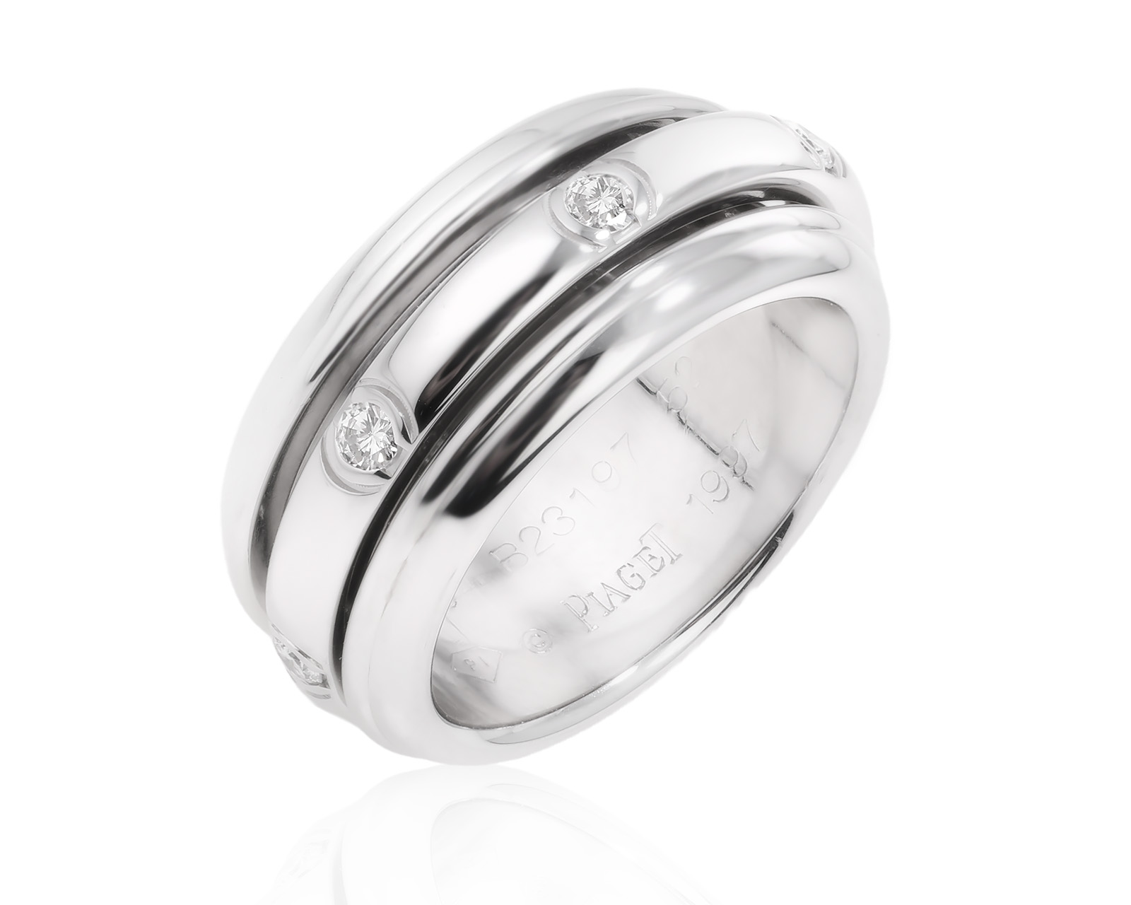 Оригинальное золотое кольцо с бриллиантами 0.25ct Piaget Possession 060825/6