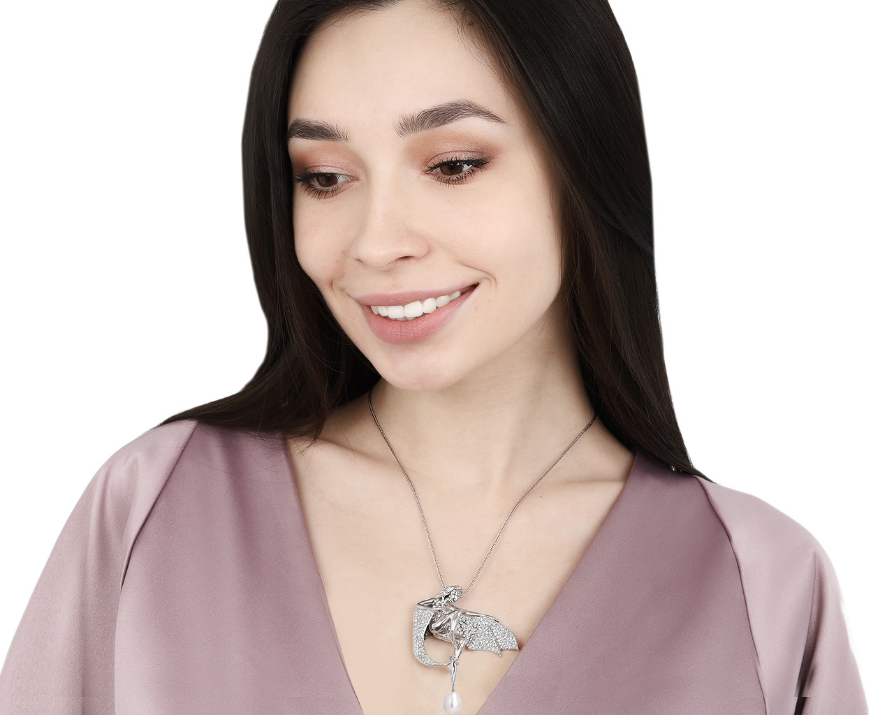 Оригинальный золотой кулон с бриллиантами 5.01ct Boucheron 