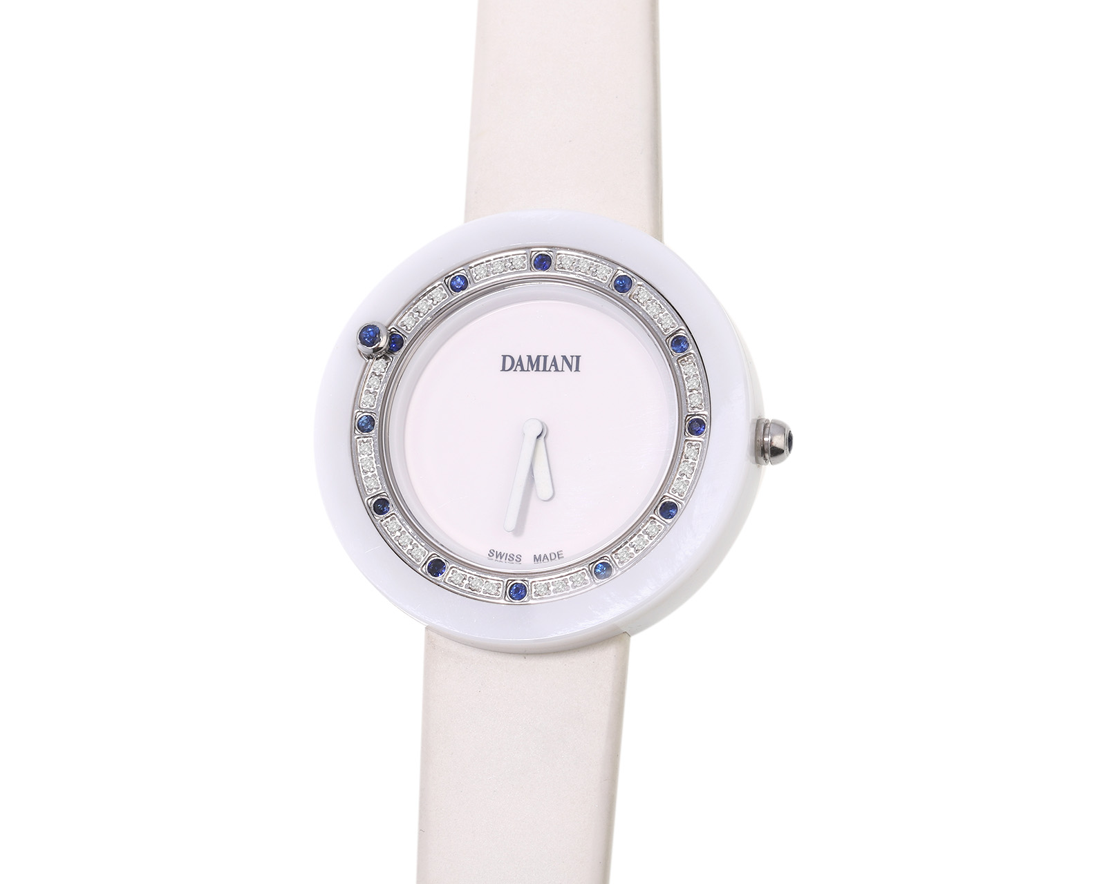 Оригинальные золотые часы с сапфирами 0.32ct Damiani Belle Epoque 010624/3