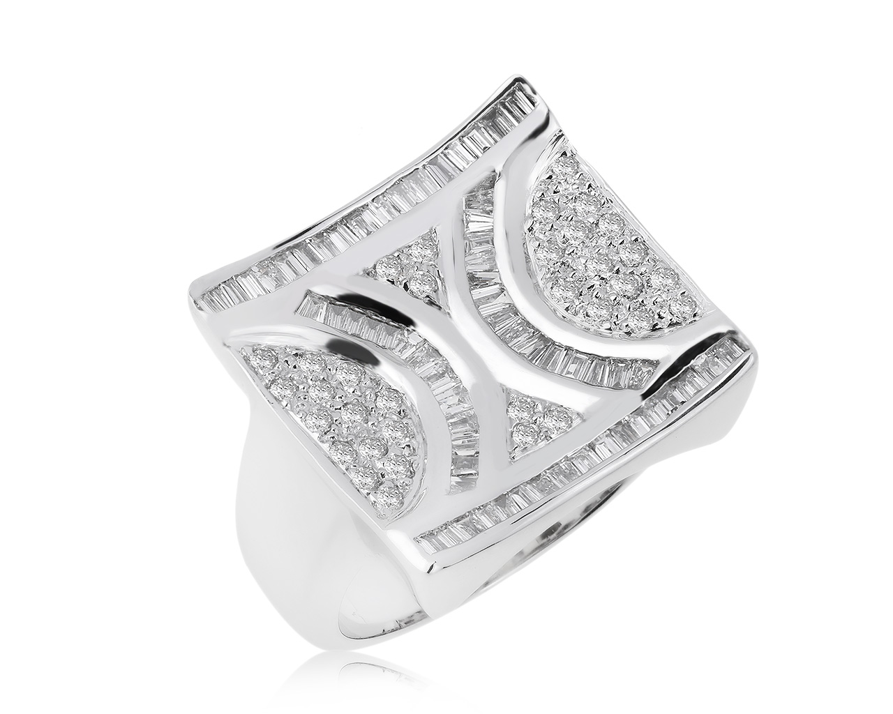 Роскошное золотое кольцо с бриллиантами 0.77ct 291020/11