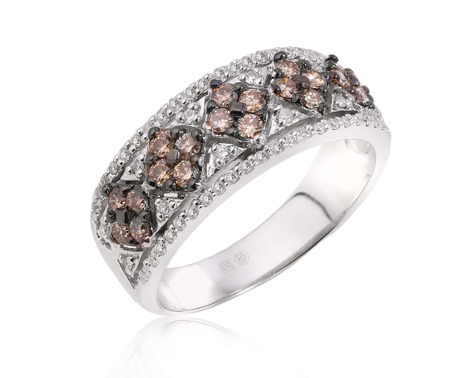 Золотое кольцо с бриллиантами 0.60ct 180525/7