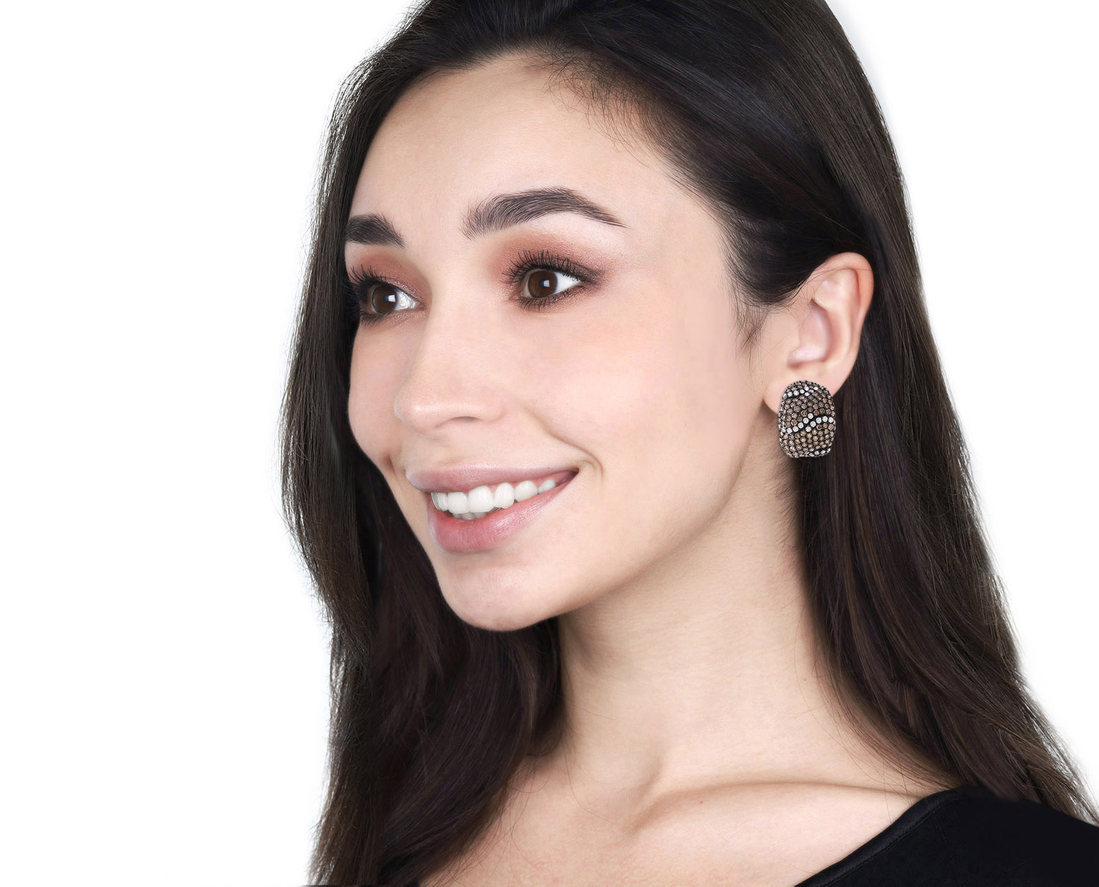 Золотые серьги с бриллиантами 5.77ct Evgeny Matveev