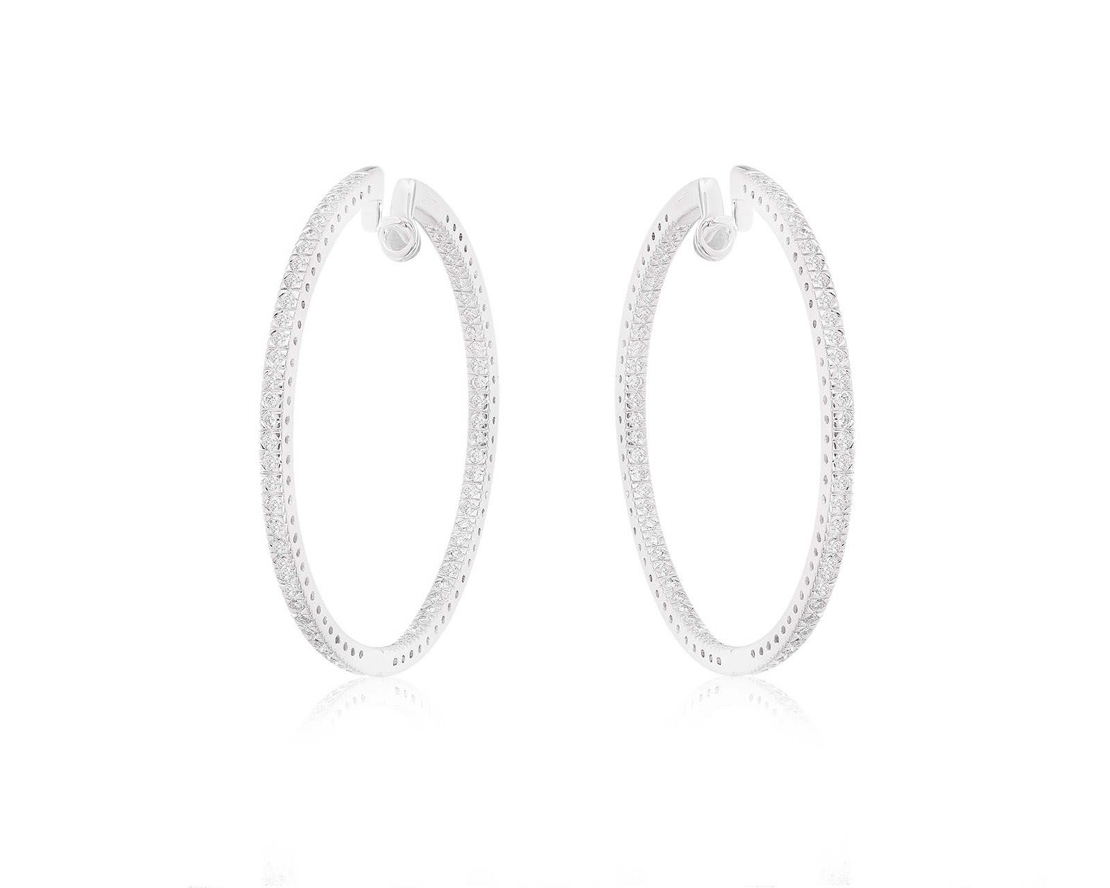 Оригинальные золотые серьги с бриллиантами 1.58ct Gianni Lazzaro 261124/6