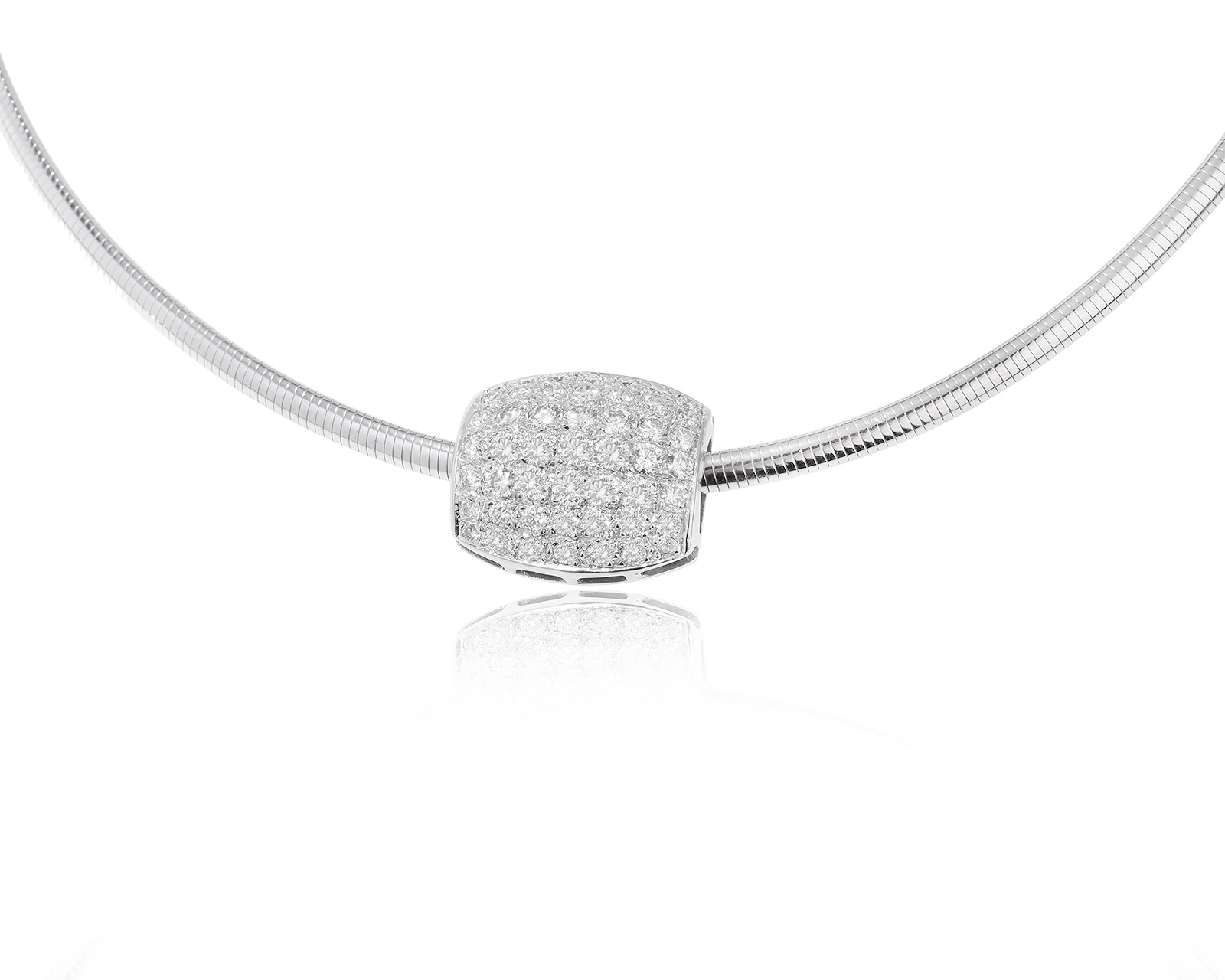 Оригинальное золотое колье с бриллиантами 3.06ct Coaro