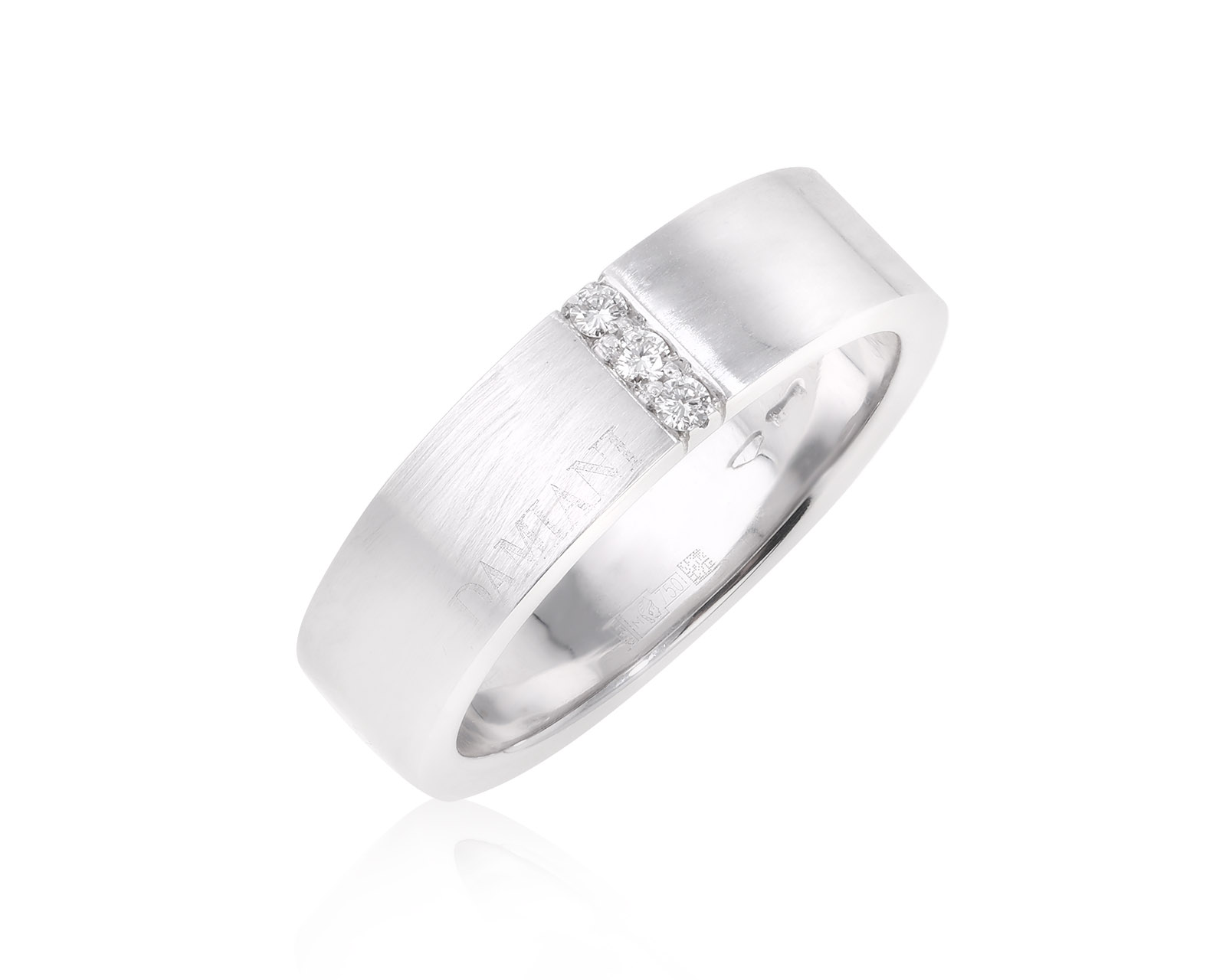 Оригинальное золотое кольцо с бриллиантами 0.06ct Damiani 031224/9