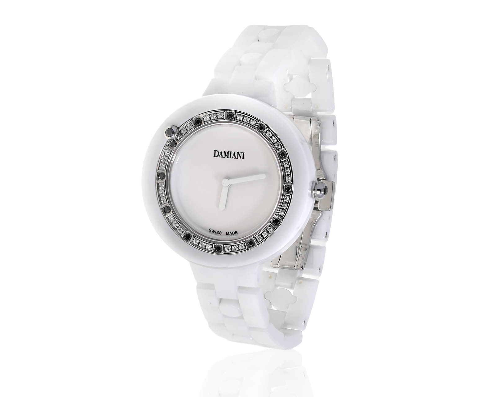 Оригинальные стальные часы с бриллиантами 0.53ct Damiani Belle Epoque 120425/2