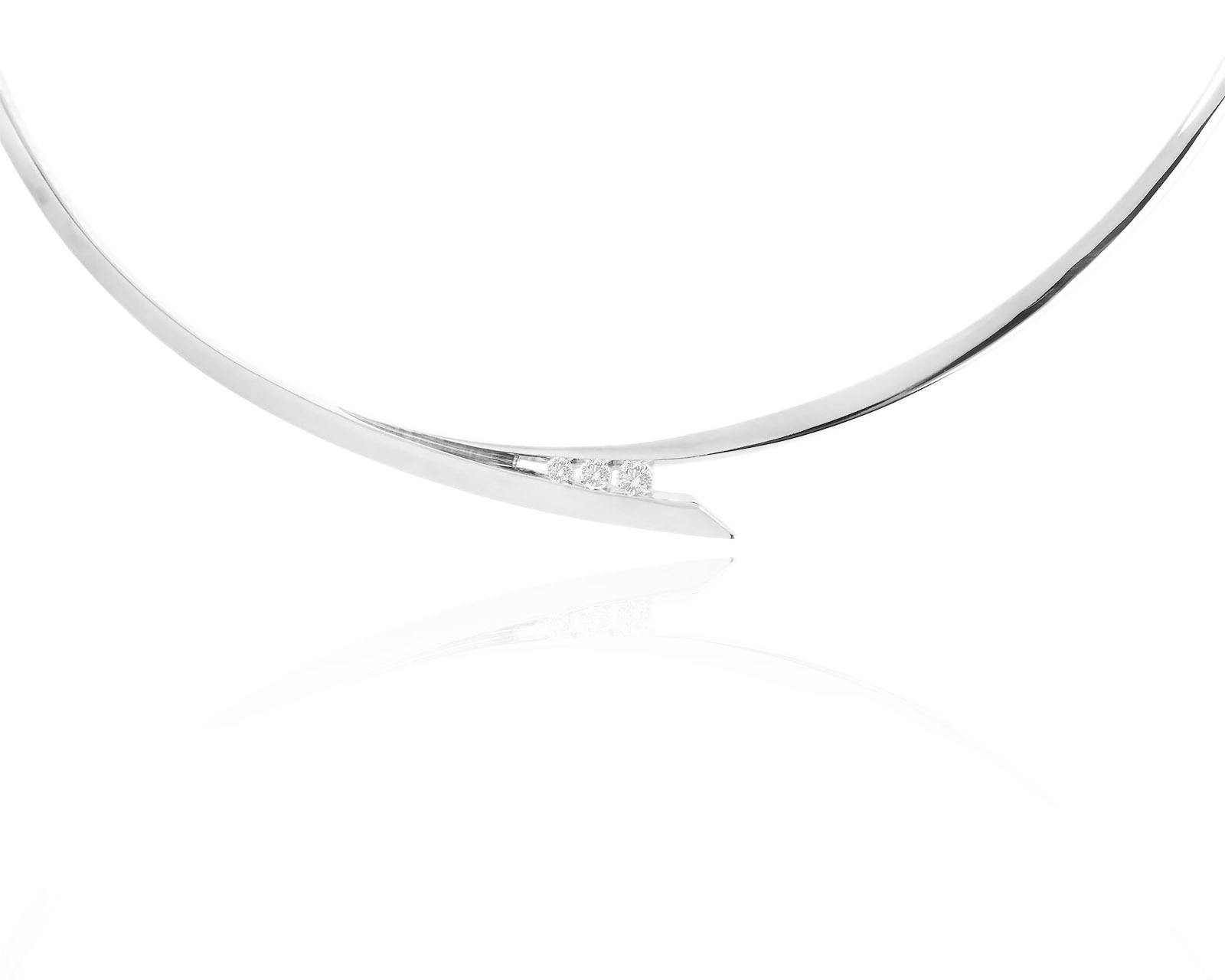 Оригинальное золотое колье с бриллиантами 0.33ct Garel 021223/13