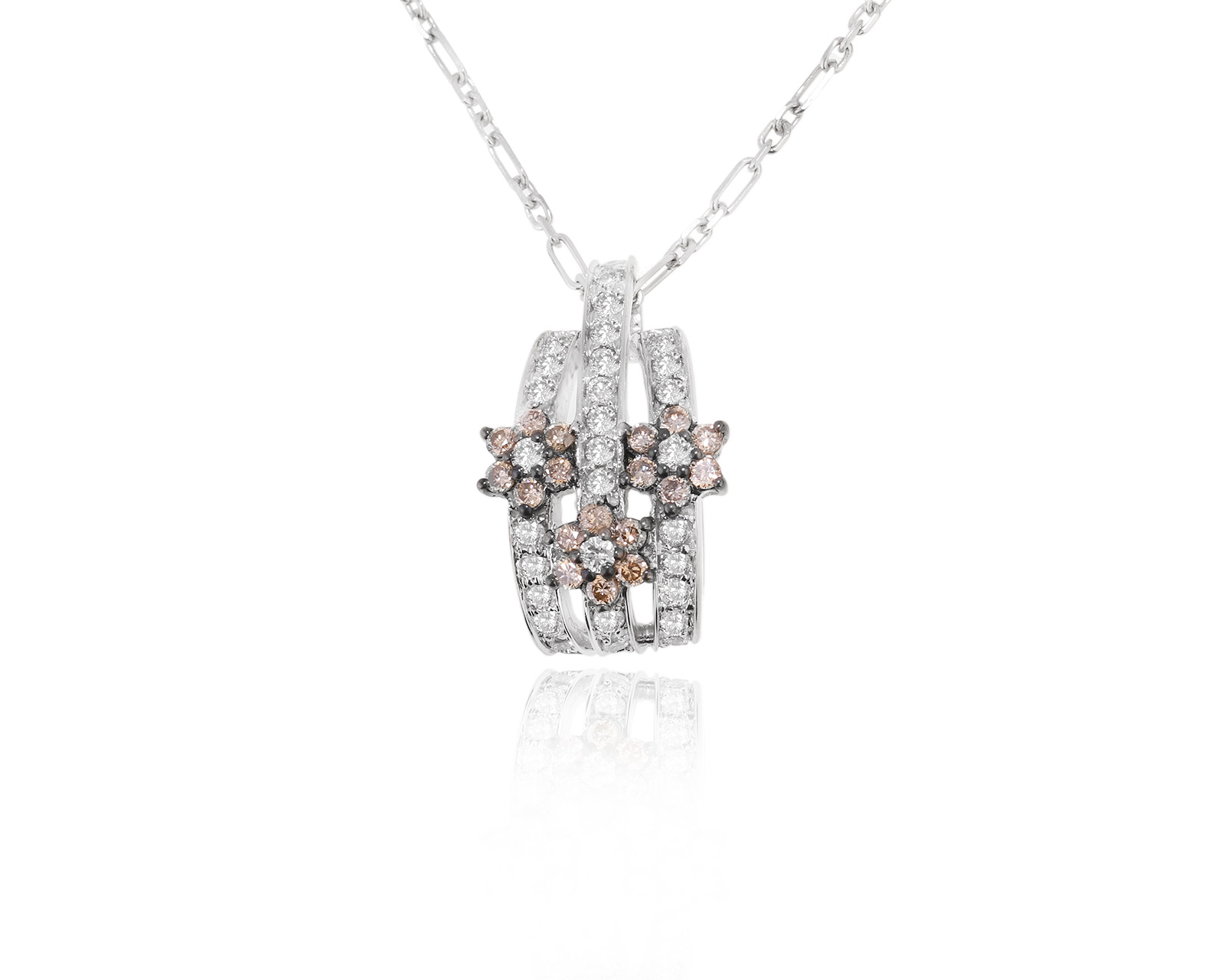 Золотой кулон с бриллиантами 0.96ct 040624/10