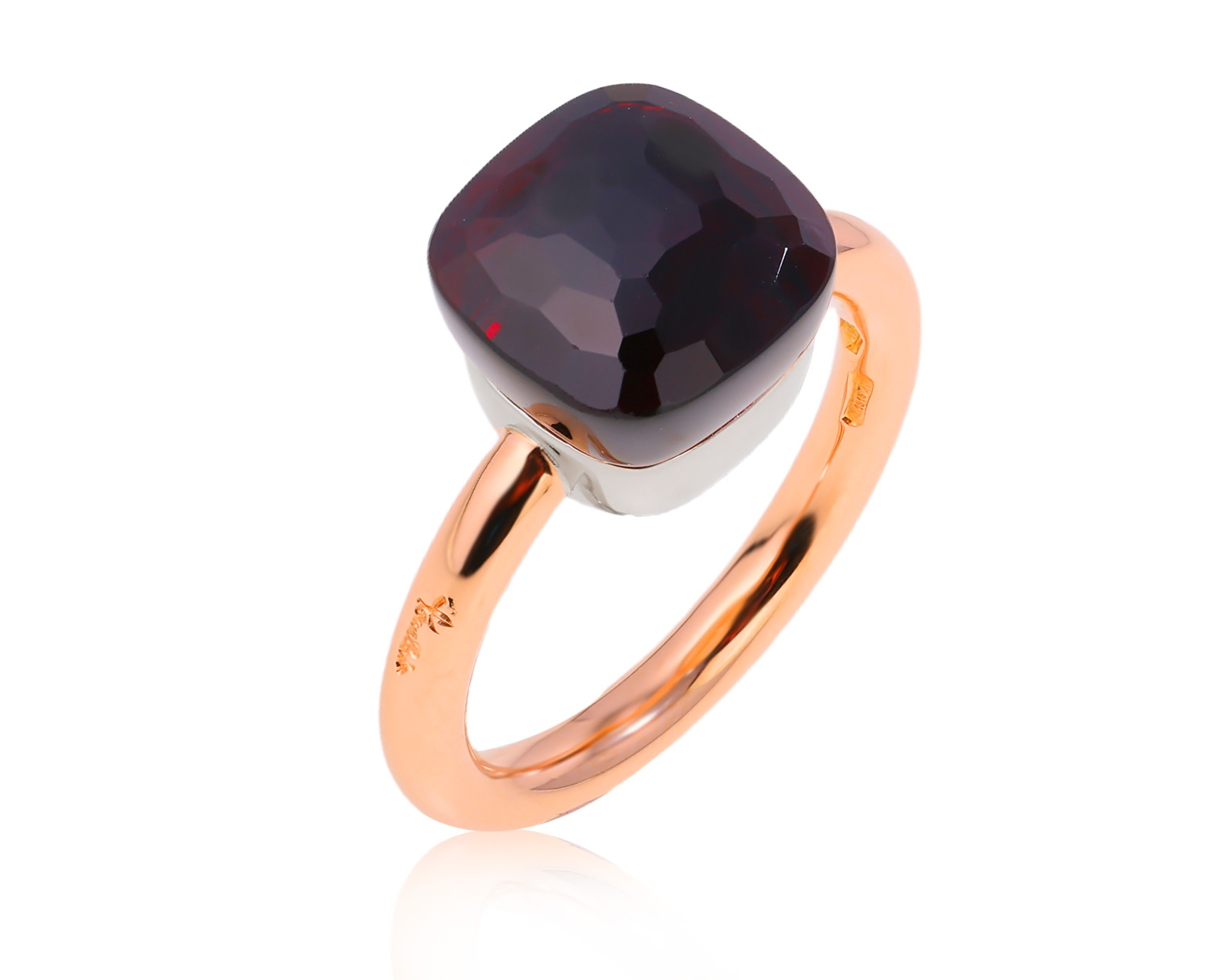 Оригинальное золотое кольцо с гранатом 9.00ct Pomellato Nudo Classic 300525/1