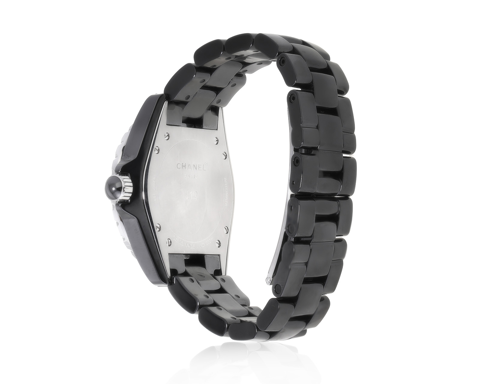 Оригинальные стальные часы Chanel J12 Automatic