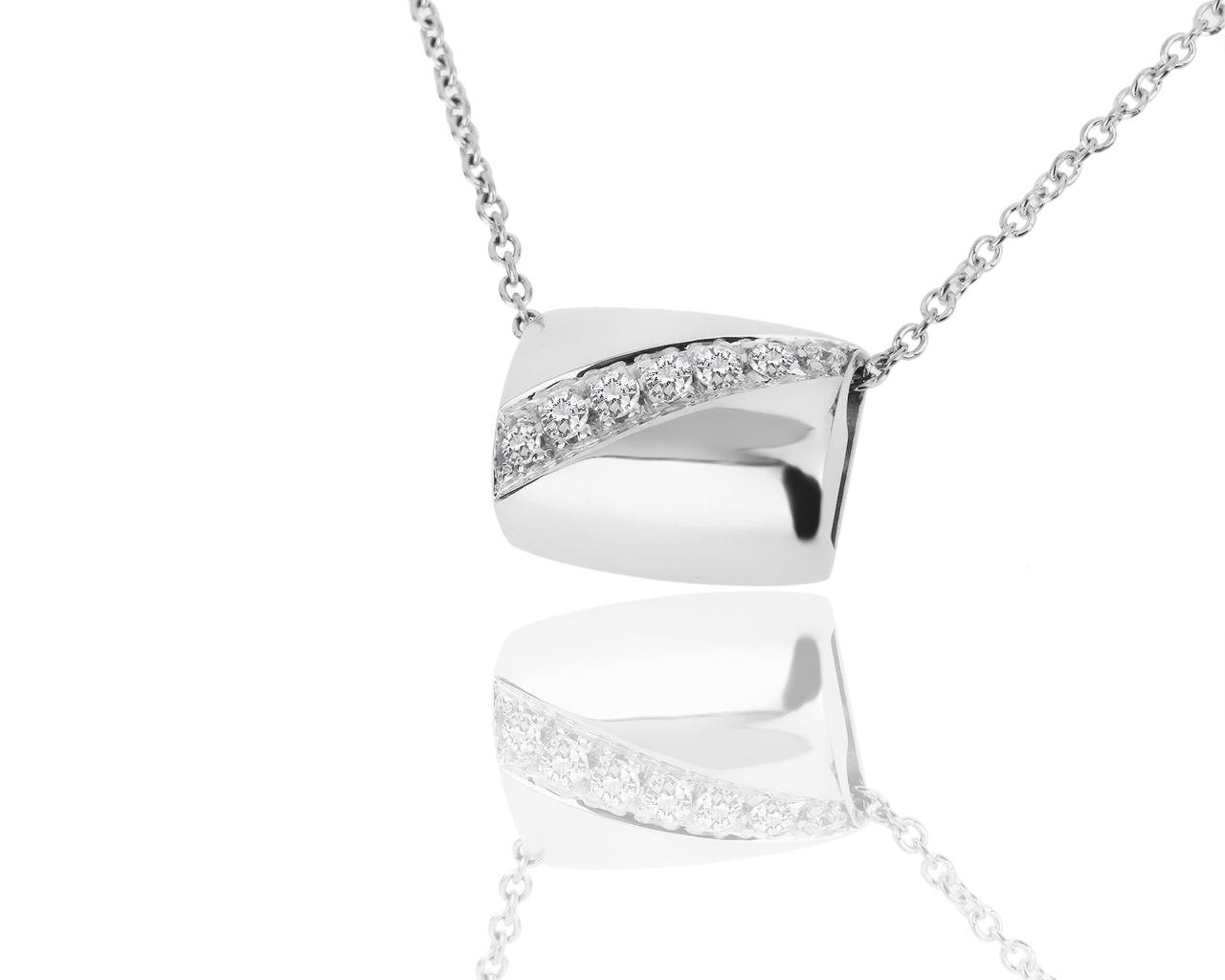 Оригинальный золотой кулон с бриллиантами 0.38ct Piaget Dancer 250219/9