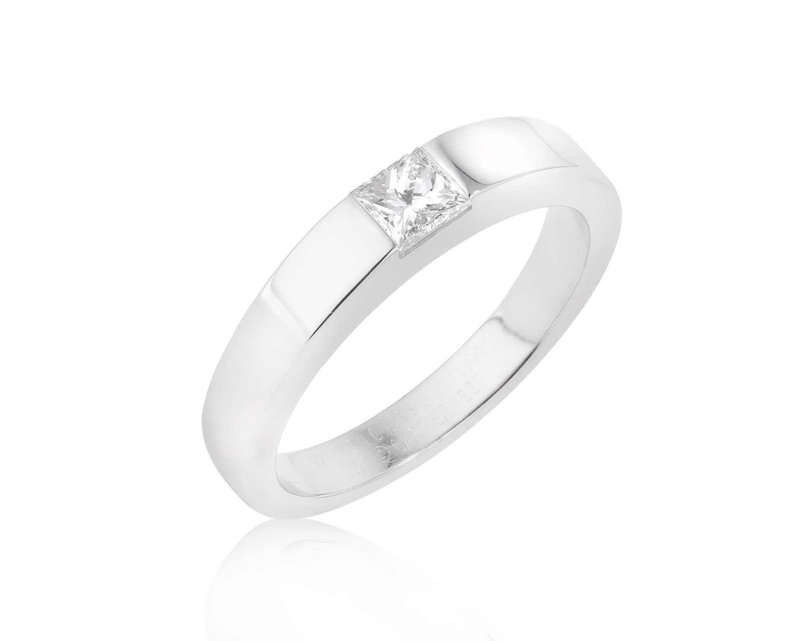 Оригинальное золотое кольцо Cartier Tank France 1997 151224/5