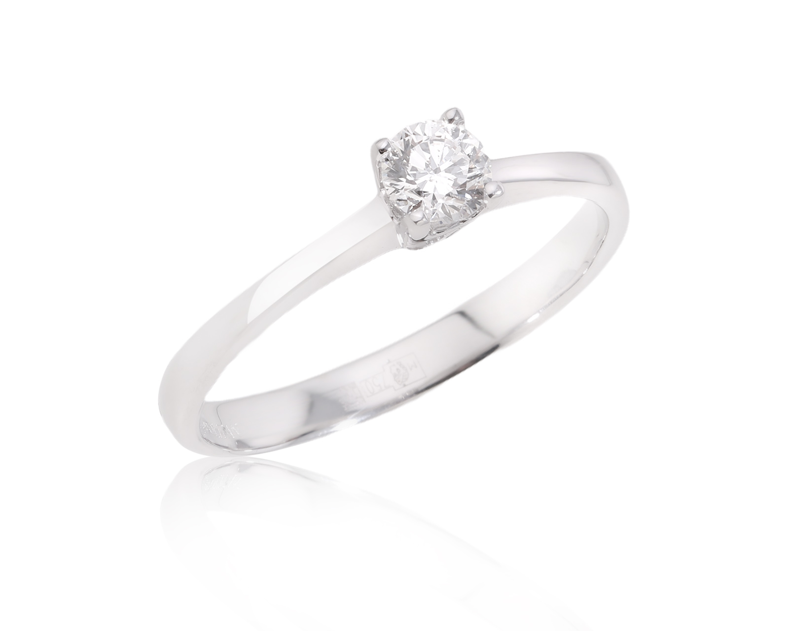 Оригинальное золотое кольцо с бриллиантом 0.21ct Cosmopolitan 101124/3