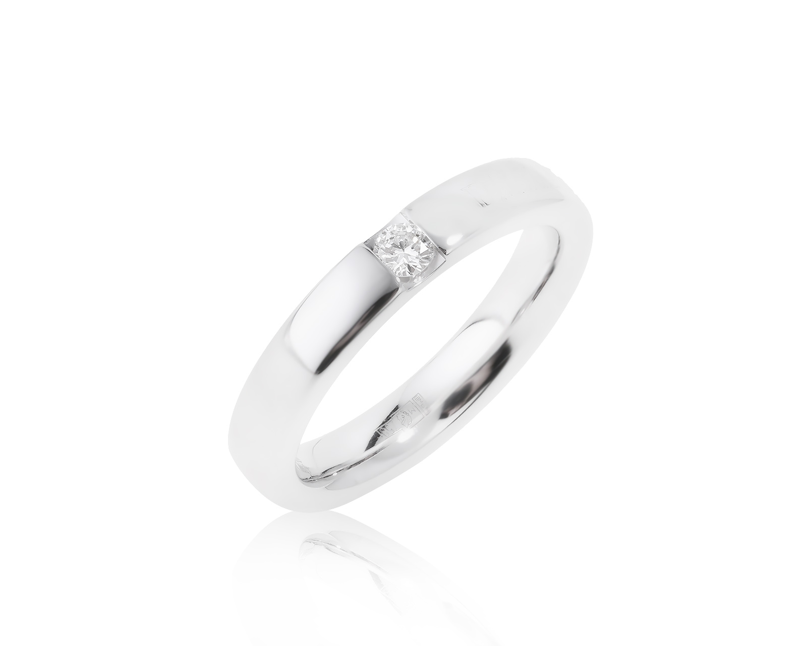 Оригинальное золотое кольцо с Damiani Veramore 270922/1