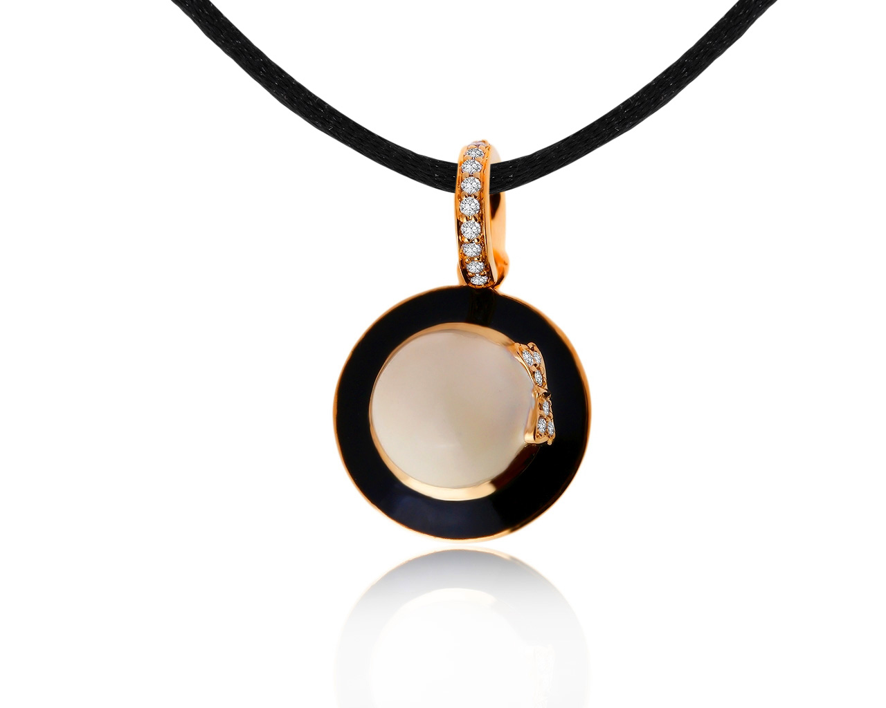 Оригинальный золотой кулон с бриллиантами 0.26ct Aaron Basha 030220/11