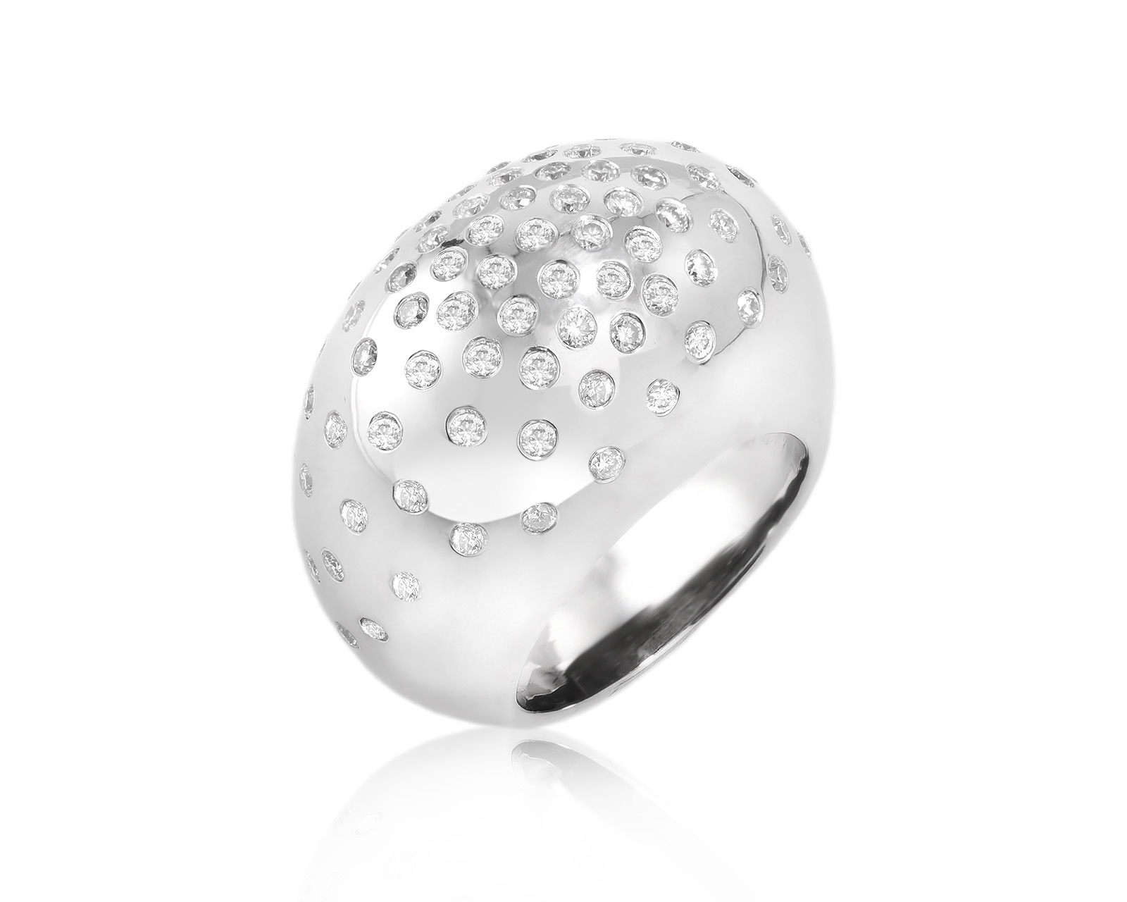 Золотое кольцо с бриллиантами 1.18ct 231123/1