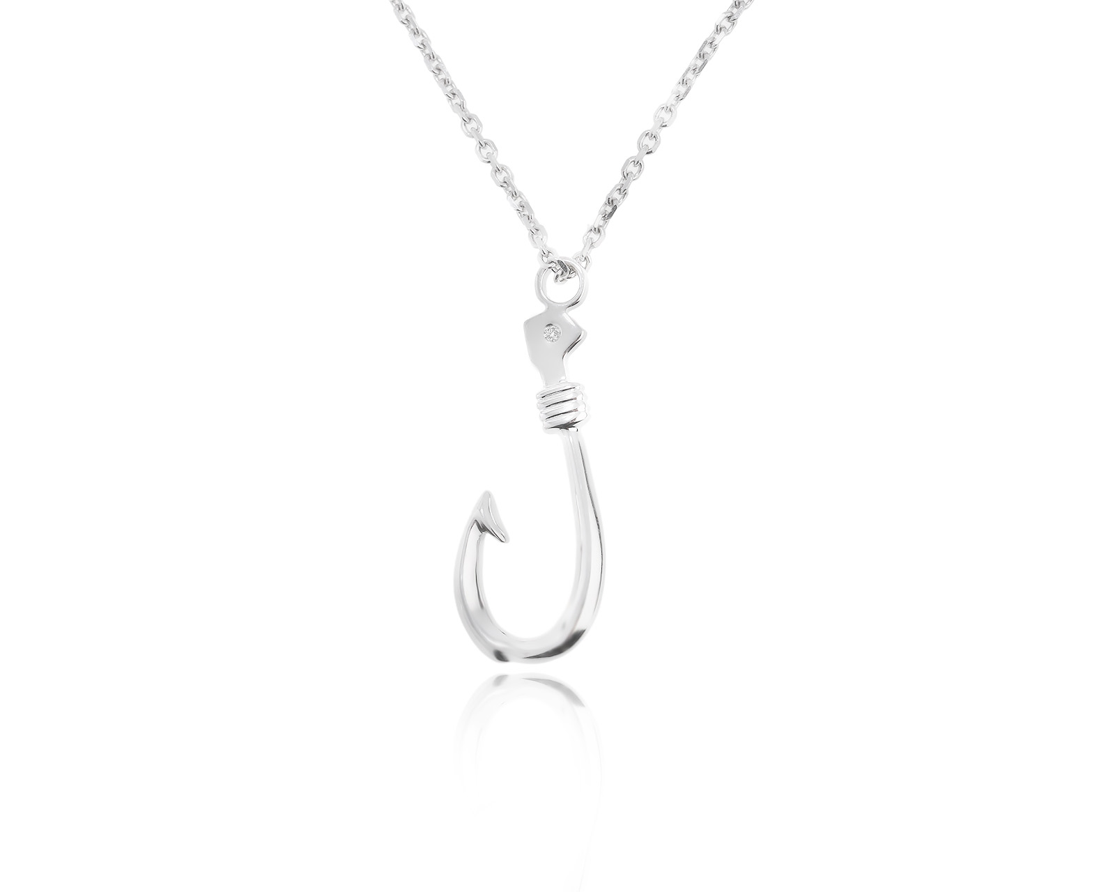 Оригинальный золотой кулон с бриллиантом 0.01ct Yana 080424/14