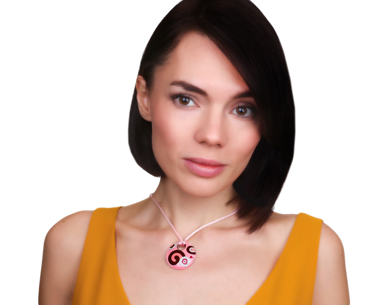 Оригинальный золотой кулон с бриллиантами 0.50ct Roberto Coin