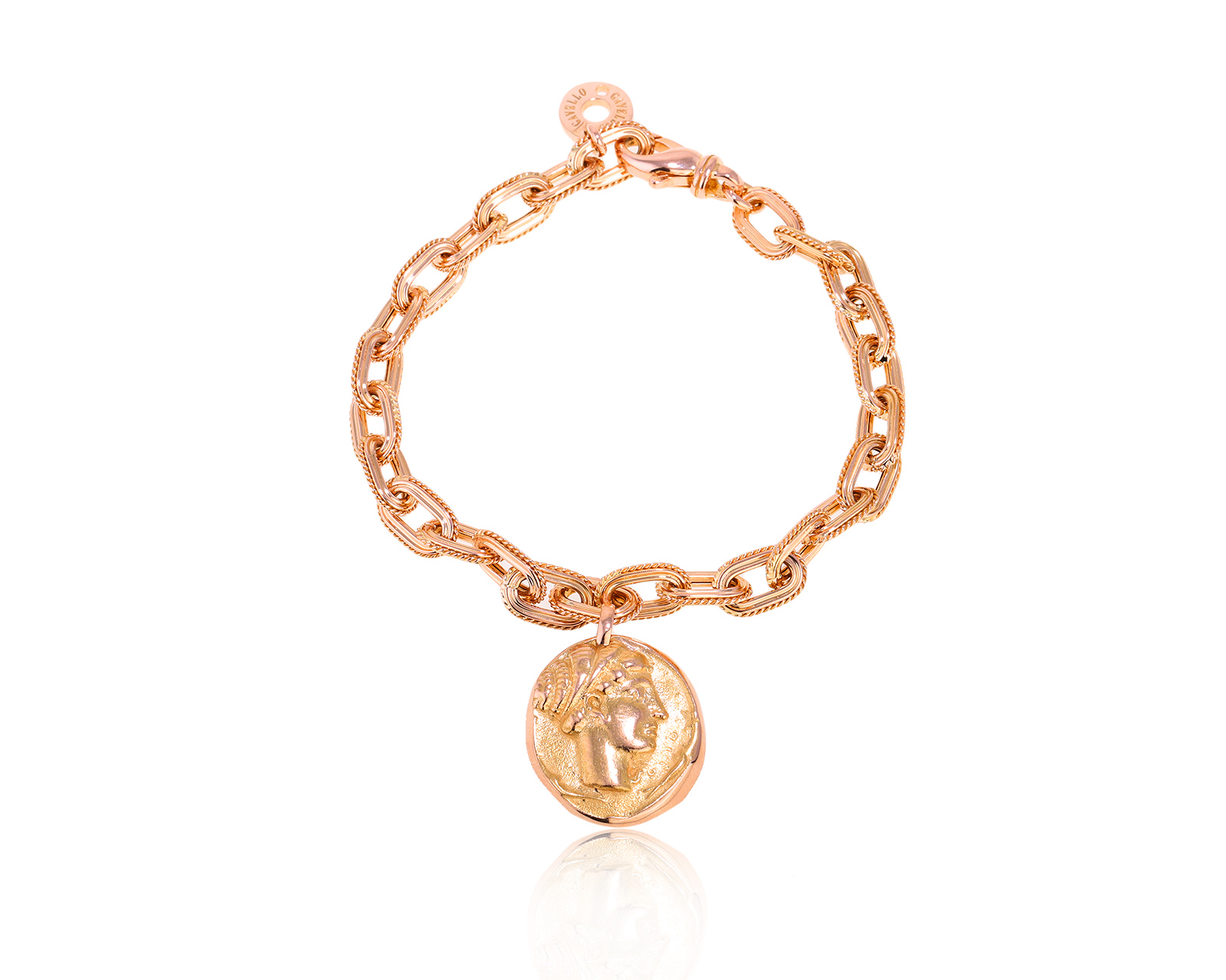 Оригинальный золотой браслет с алкидной смолой Gavello 250825/2