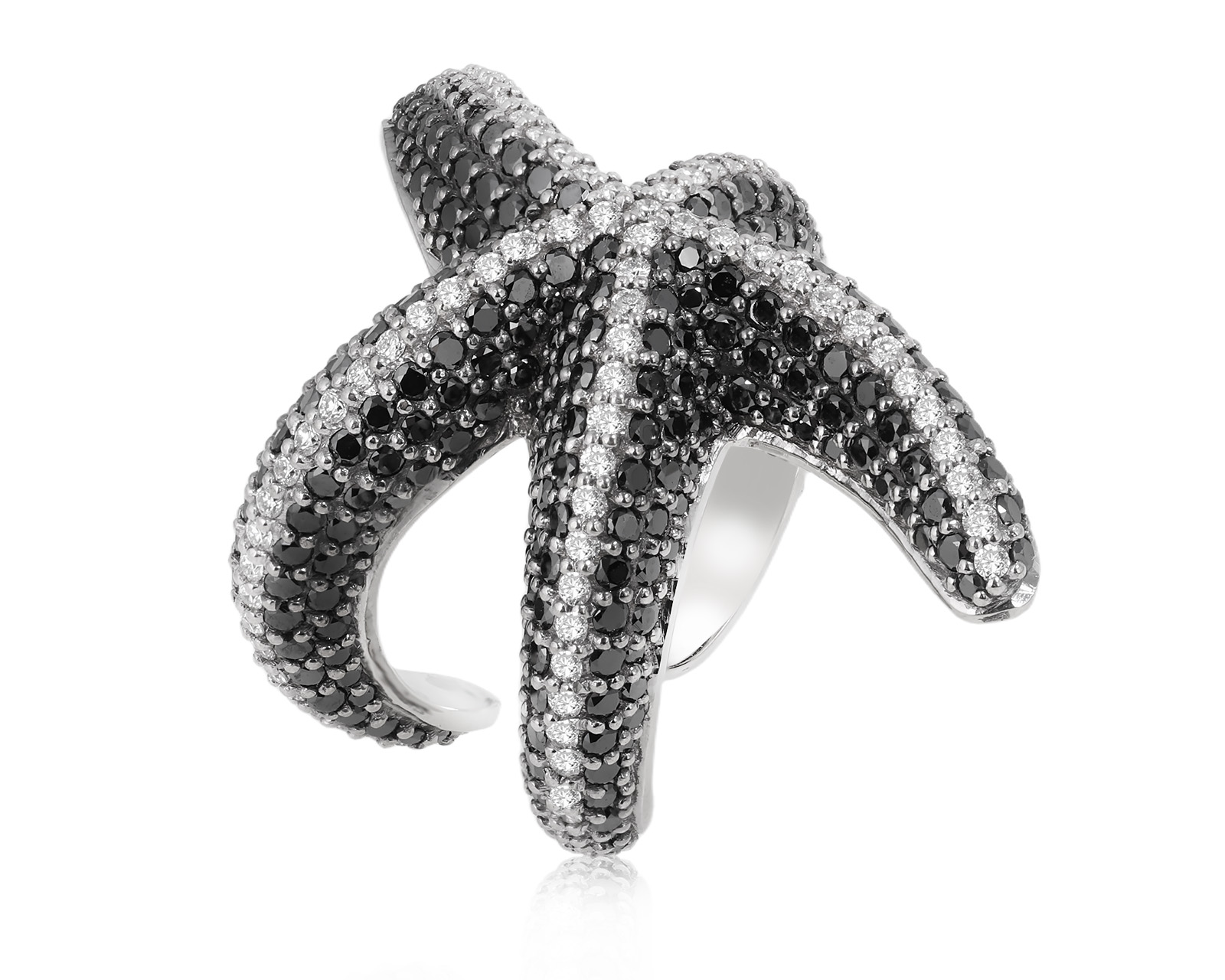 Золотое кольцо с бриллиантами 4.25ct