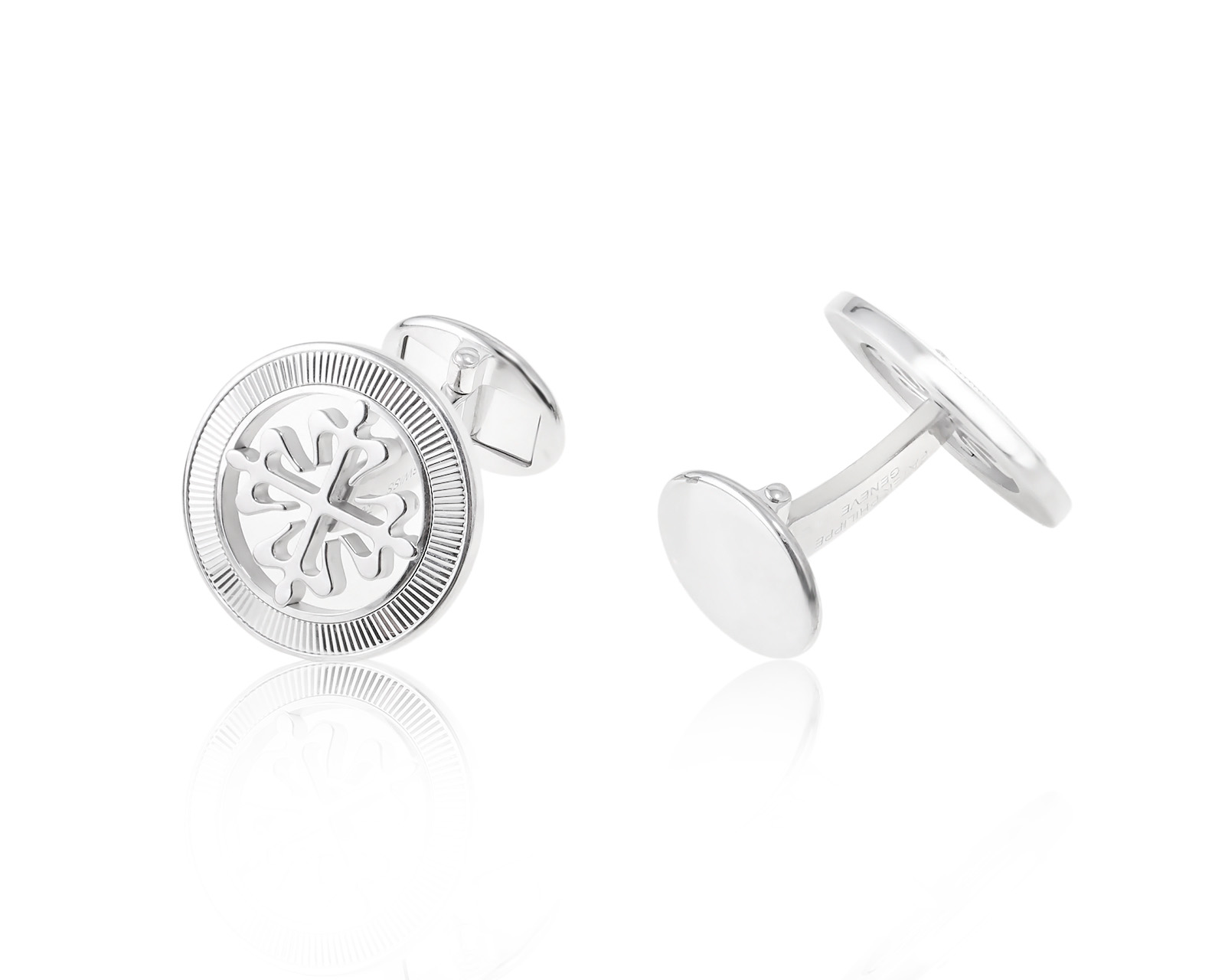 Оригинальные золотые запонки Patek Philippe Calatrava 270424/4