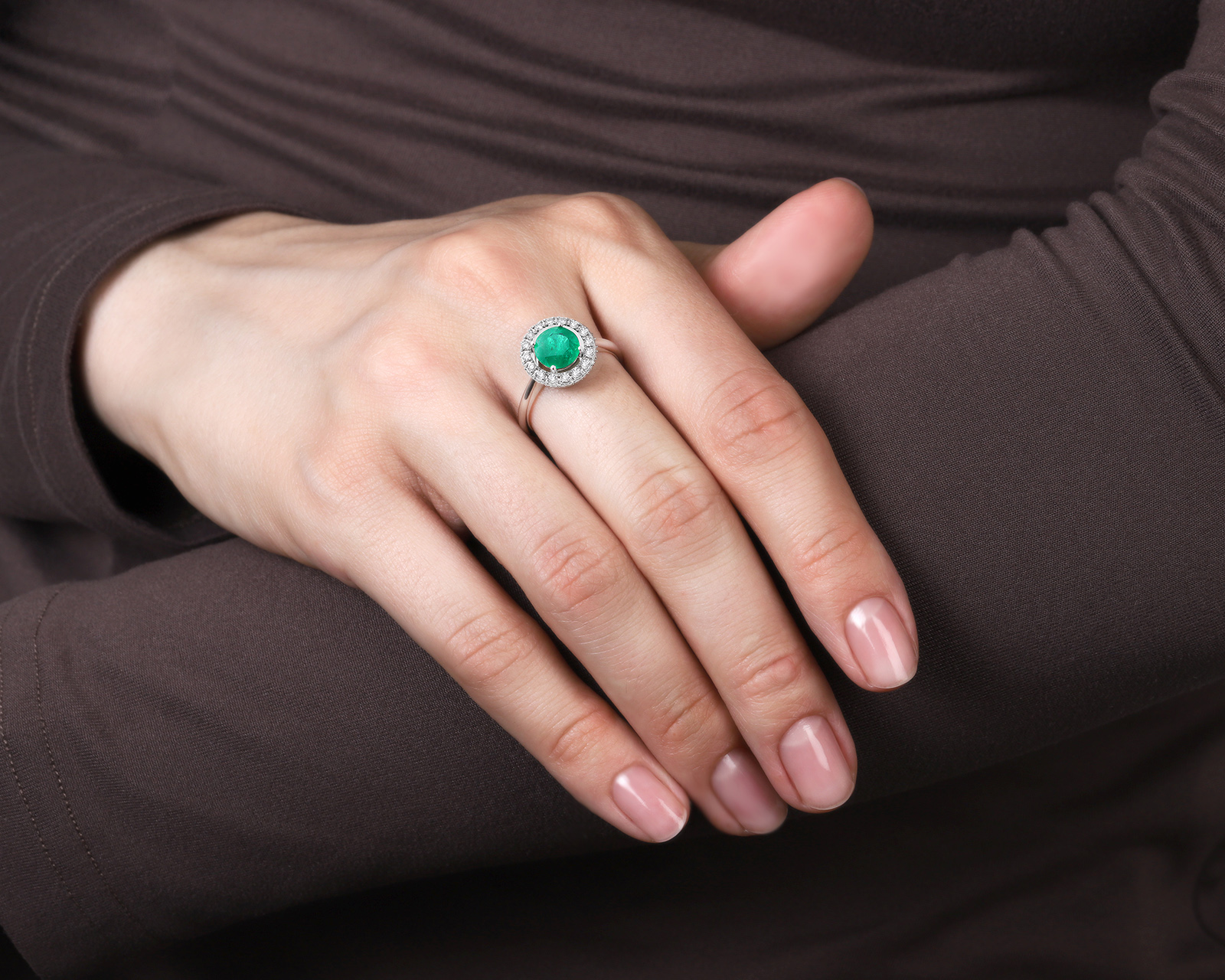 Золотое кольцо с уральским изумрудом 1.23ct Evgeny Matveev