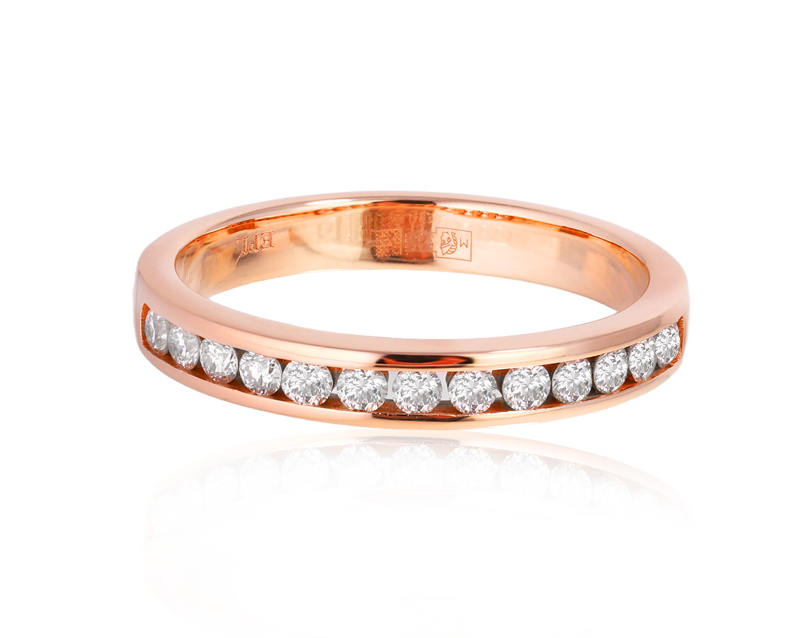 Оригинальное золотое кольцо ЭПЛ Якутские бриллианты 171224/1