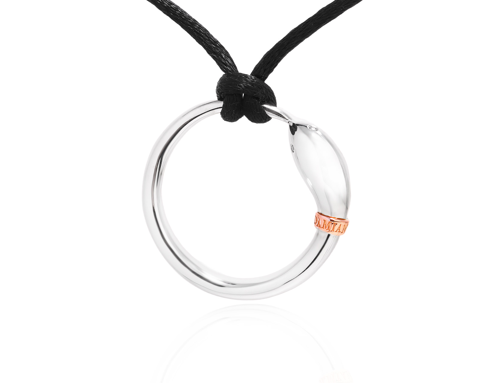 Оригинальный золотой кулон Damiani Infinito 100825/3