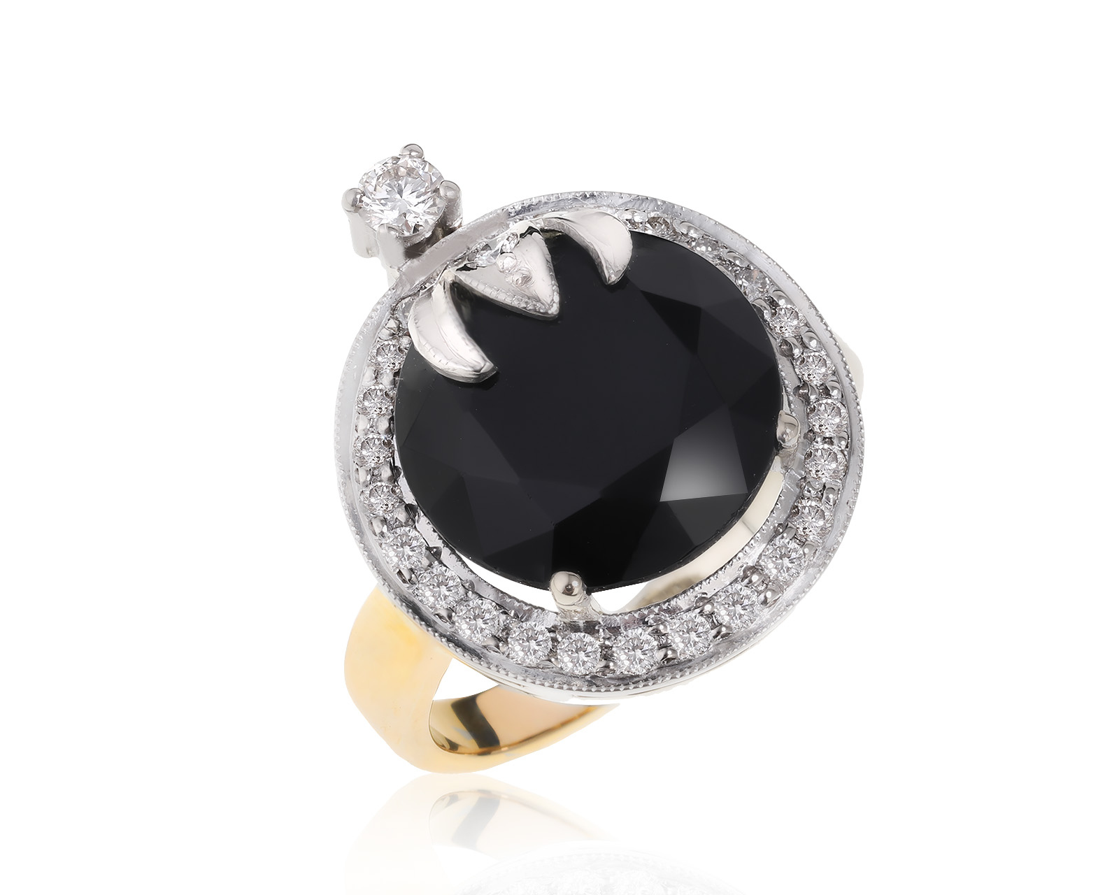 Потрясающее золотое кольцо с ситаллом 7.01ct 250522/8