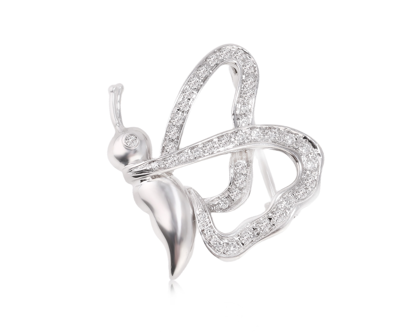 Оригинальная золотая брошь с бриллиантами 0.30ct Carl F. Bucherer 170925/4