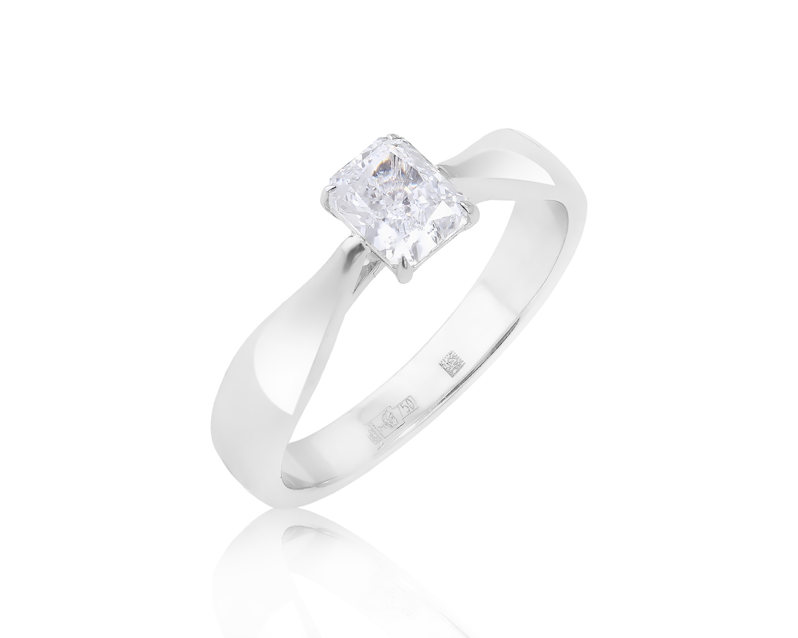 Золотое кольцо с бриллиантом 0.70ct Evgeny Matveev 171123/1