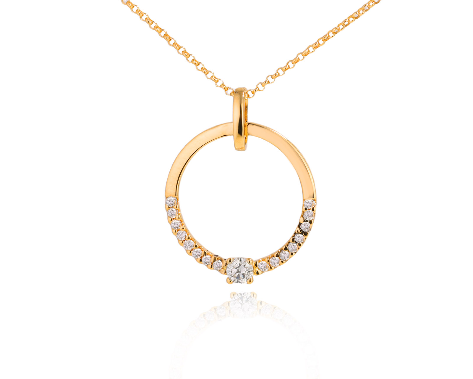 Оригинальный золотой кулон Bernhard H. Mayer Glimmer 090325/2