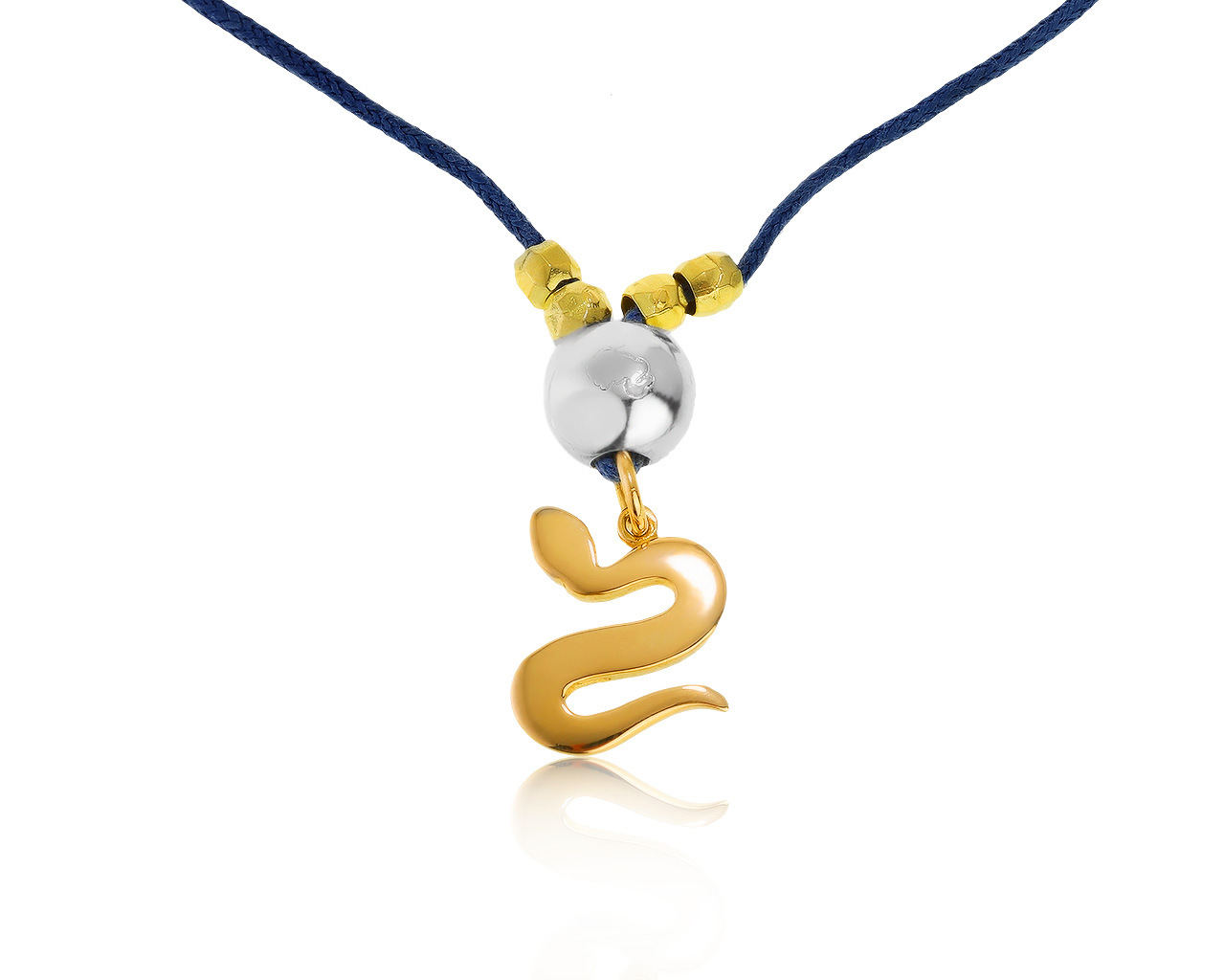 Оригинальное золотое колье DoDo Snake