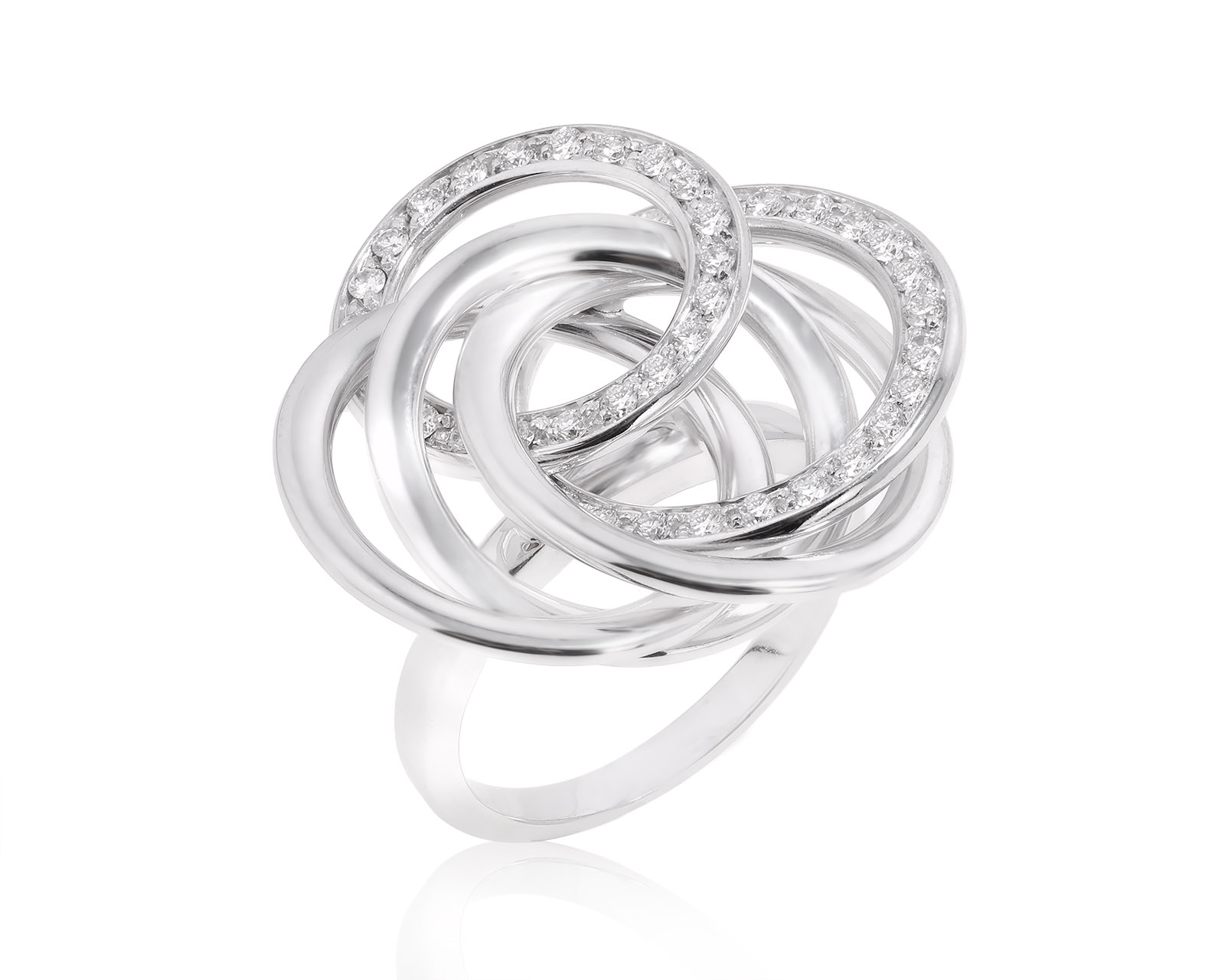 Золотое кольцо с бриллиантами 0.62ct 040225/12