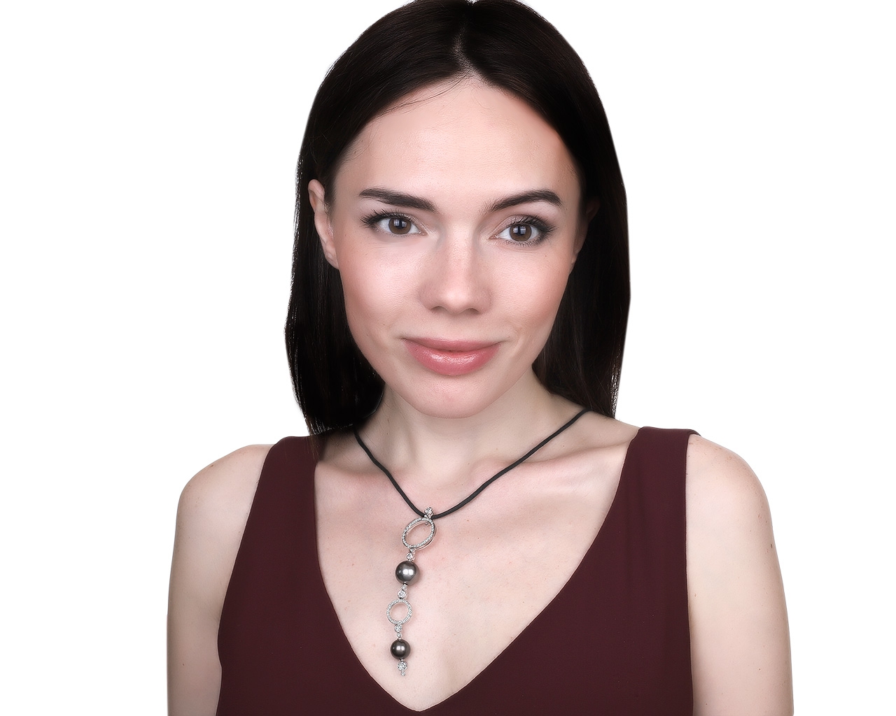 Оригинальный золотой кулон с бриллиантами 0.63ct Antonini