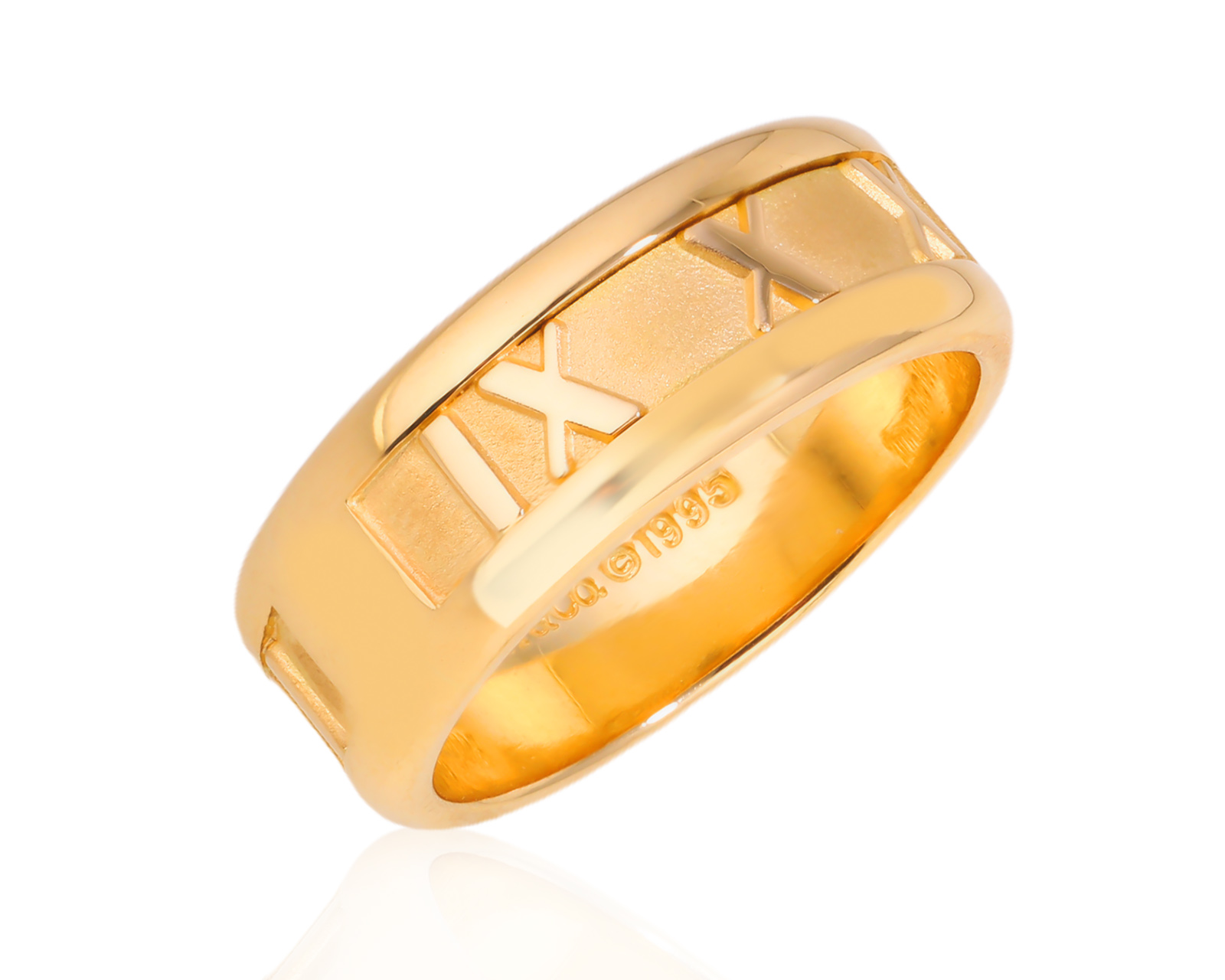 Оригинальное золотое кольцо Tiffany&Co Atlas 060725/11