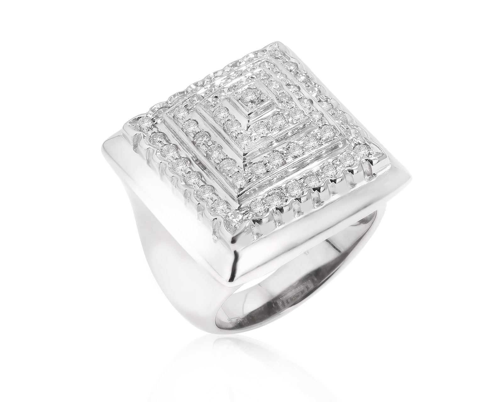 Золотое кольцо с бриллиантами 0.94ct 100225/9