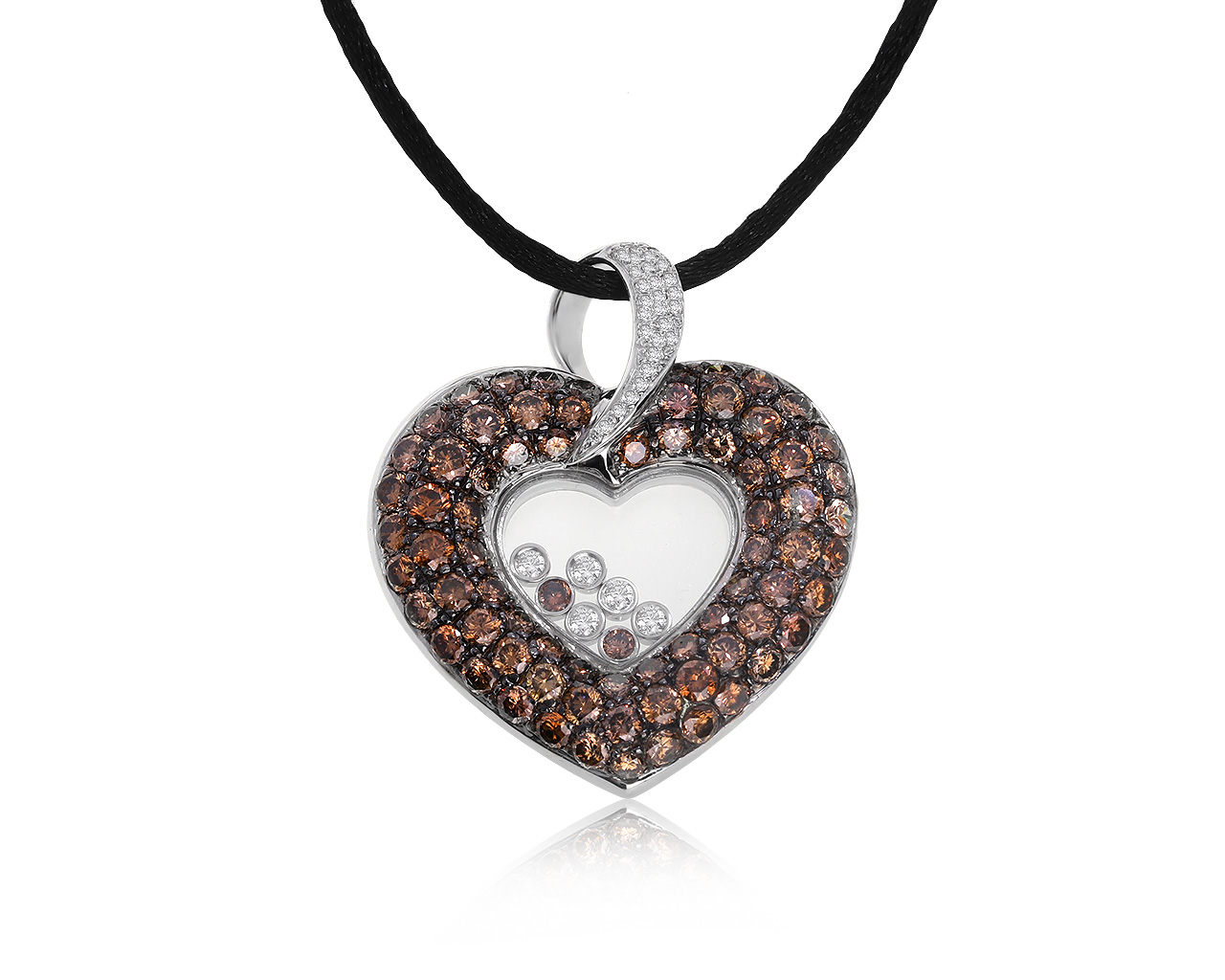 Романтичный золотой кулон с бриллиантами 7.21ct 061120/5