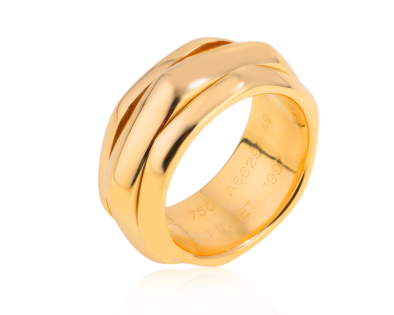 Оригинальное золотое кольцо Piaget Posession