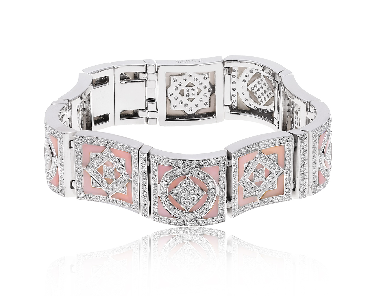 Оригинальный золотой браслет с бриллиантами 6.77ct Roberta Porrati 300720/КМ011